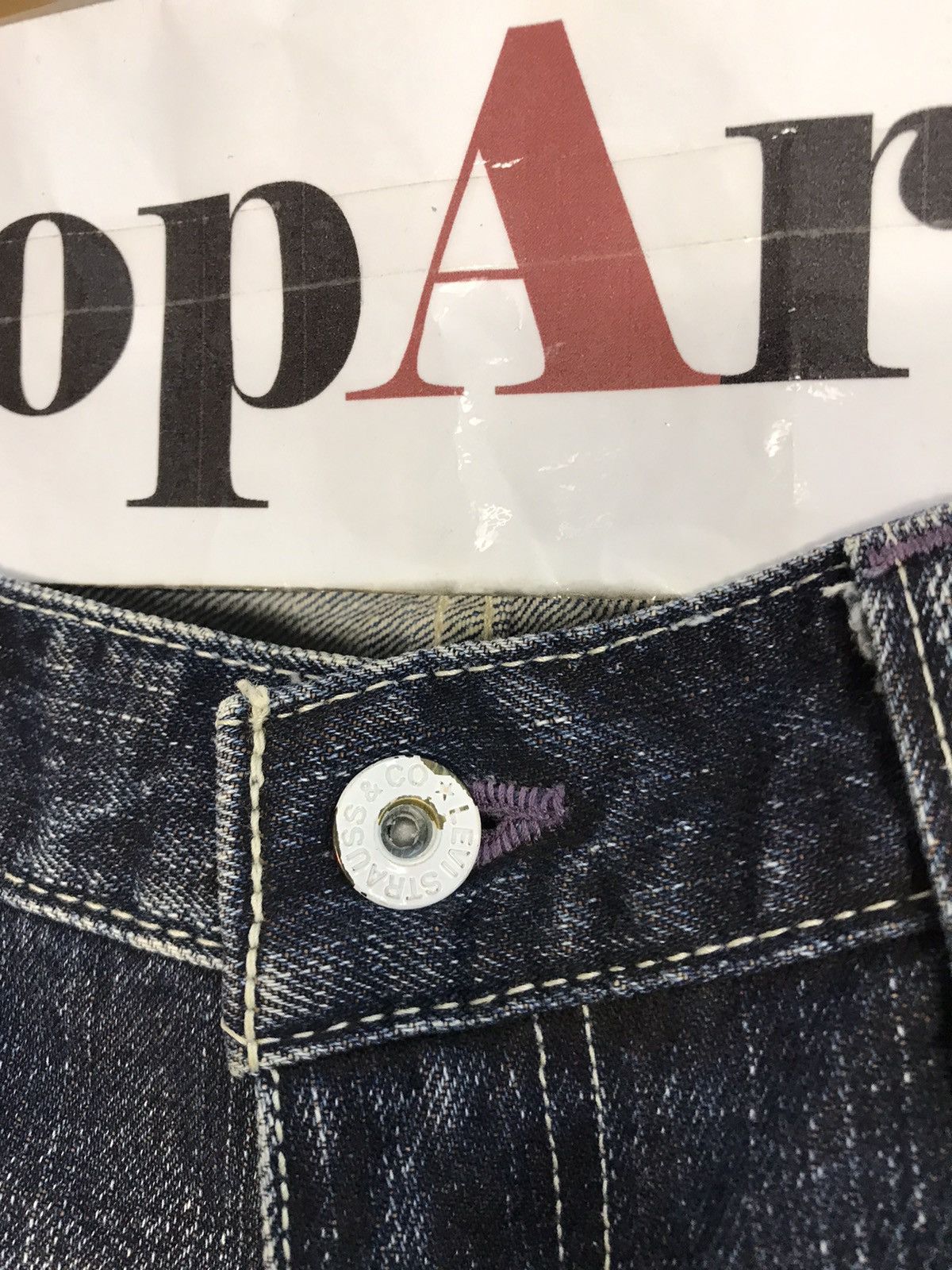 Japanese Brand Vintage Levi’s Lot 503 Light Wash Denim Jeans Style Size US 31 - 7 Thumbnail