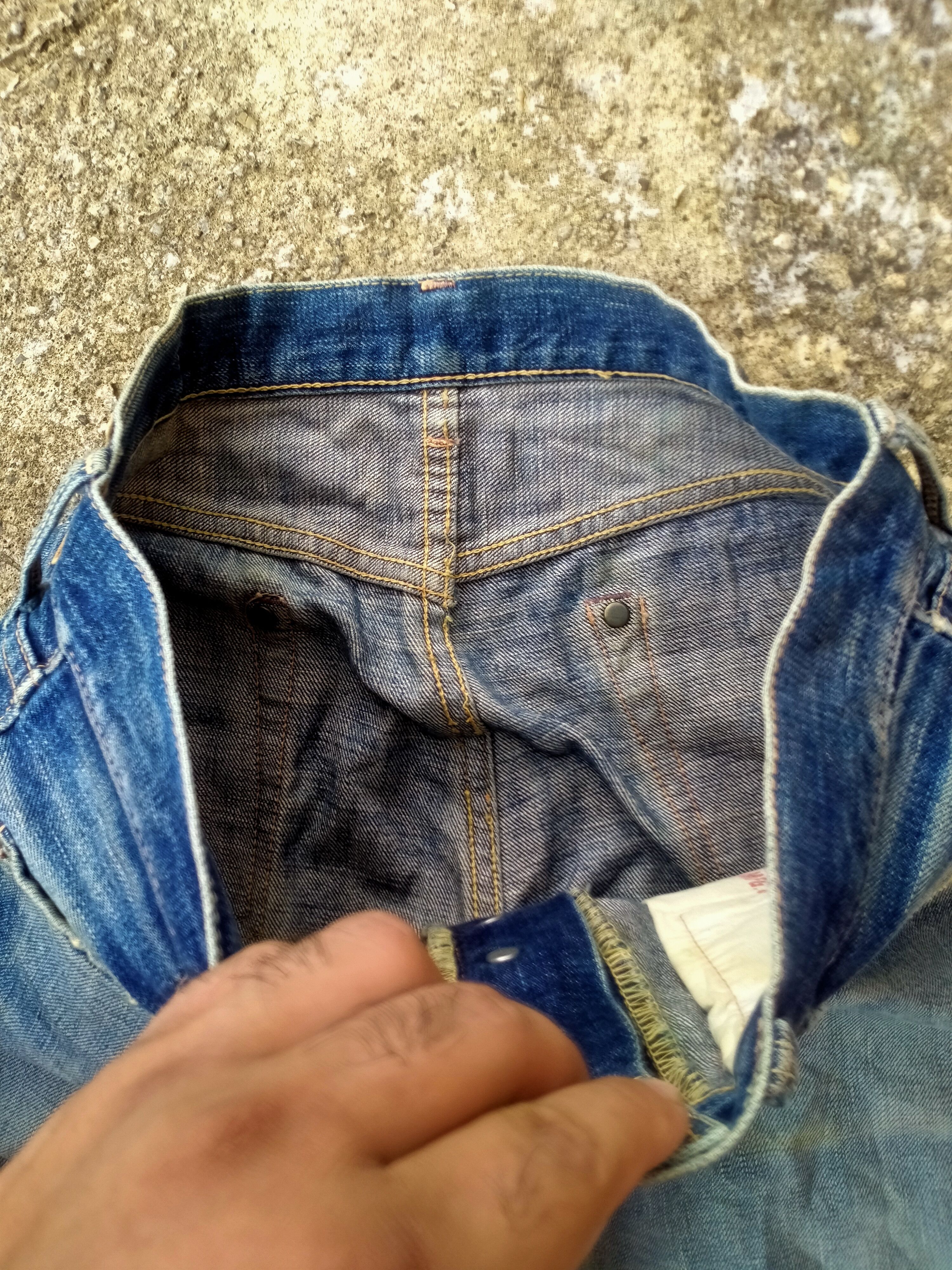 Vintage DURABLEWEAR UNION MADE LOT 400S SELVEDGE DENIM Size US 33 - 5 Thumbnail
