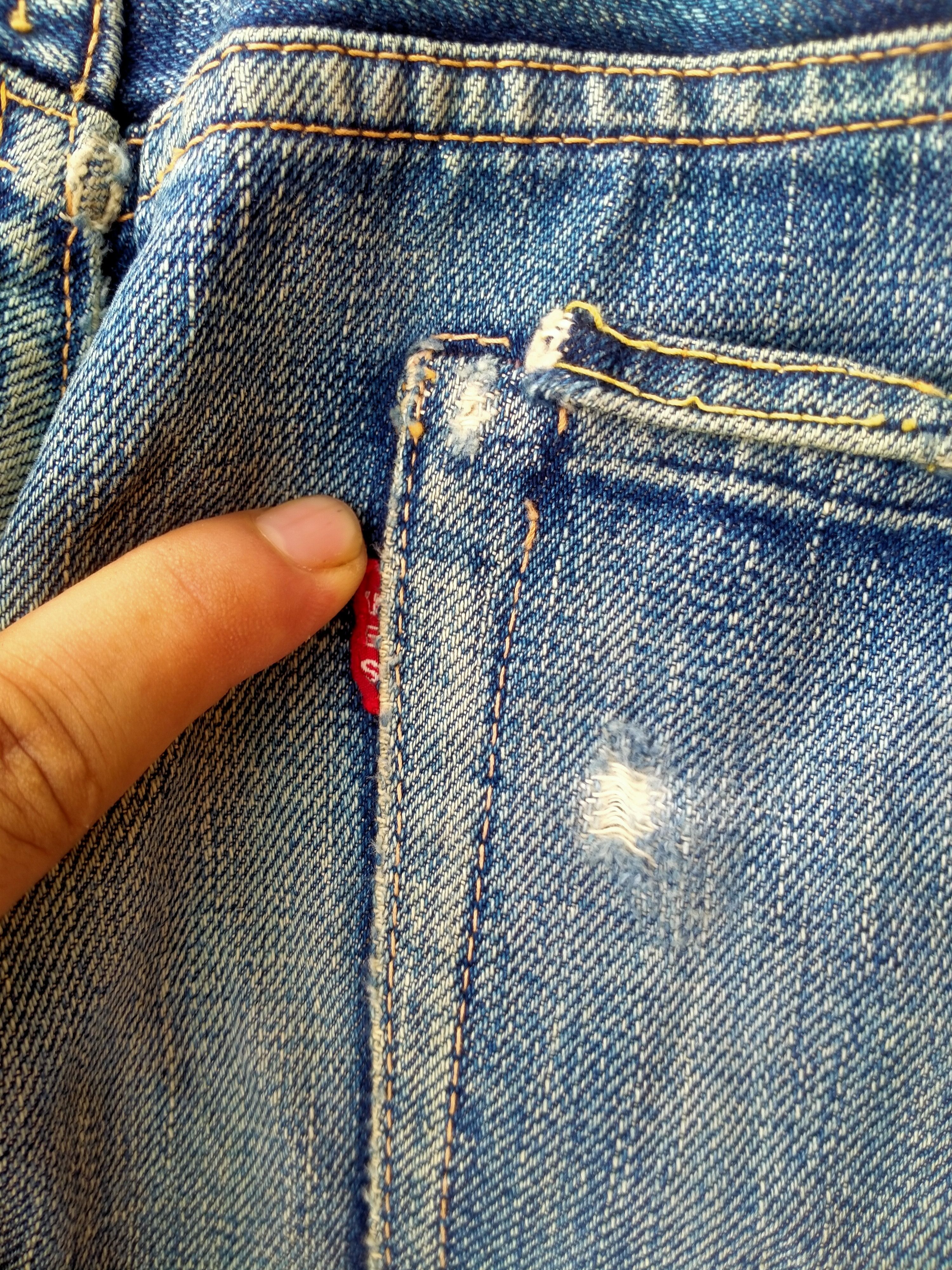 Vintage DURABLEWEAR UNION MADE LOT 400S SELVEDGE DENIM Size US 33 - 6 Thumbnail