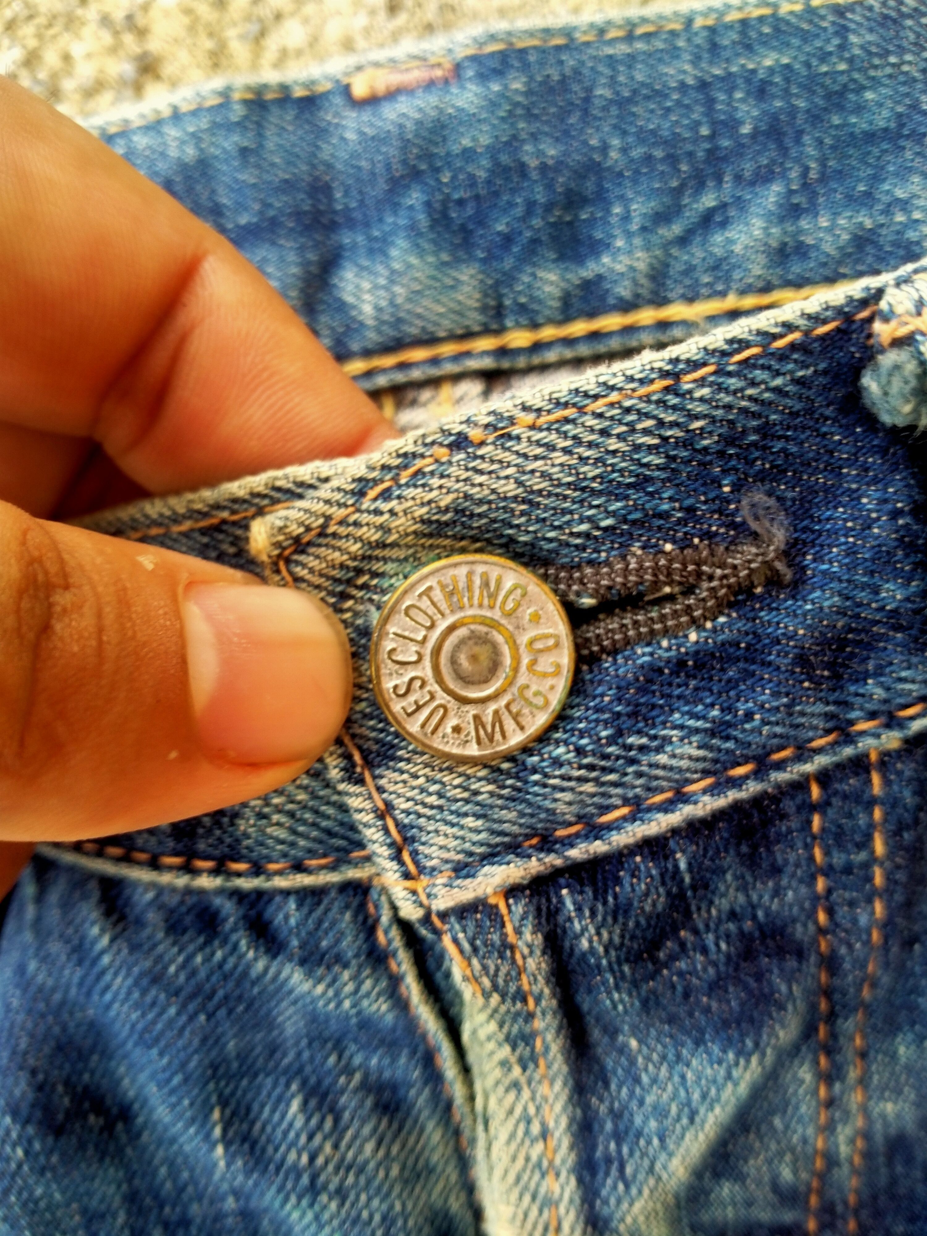 Vintage DURABLEWEAR UNION MADE LOT 400S SELVEDGE DENIM Size US 33 - 3 Thumbnail