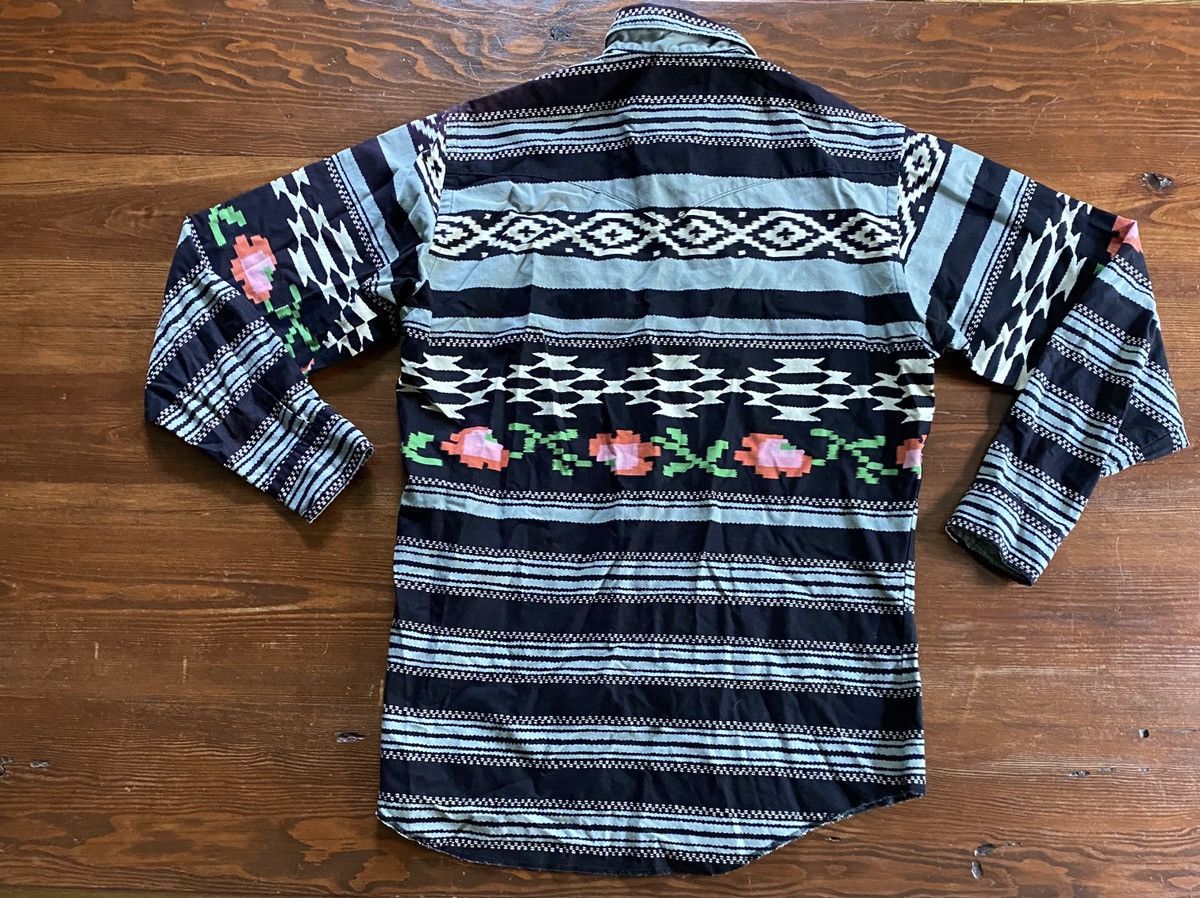 Wrangler Vintage 80s Wrangler Cowboy Cut Western Button Up Size US M / EU 48-50 / 2 - 10 Thumbnail