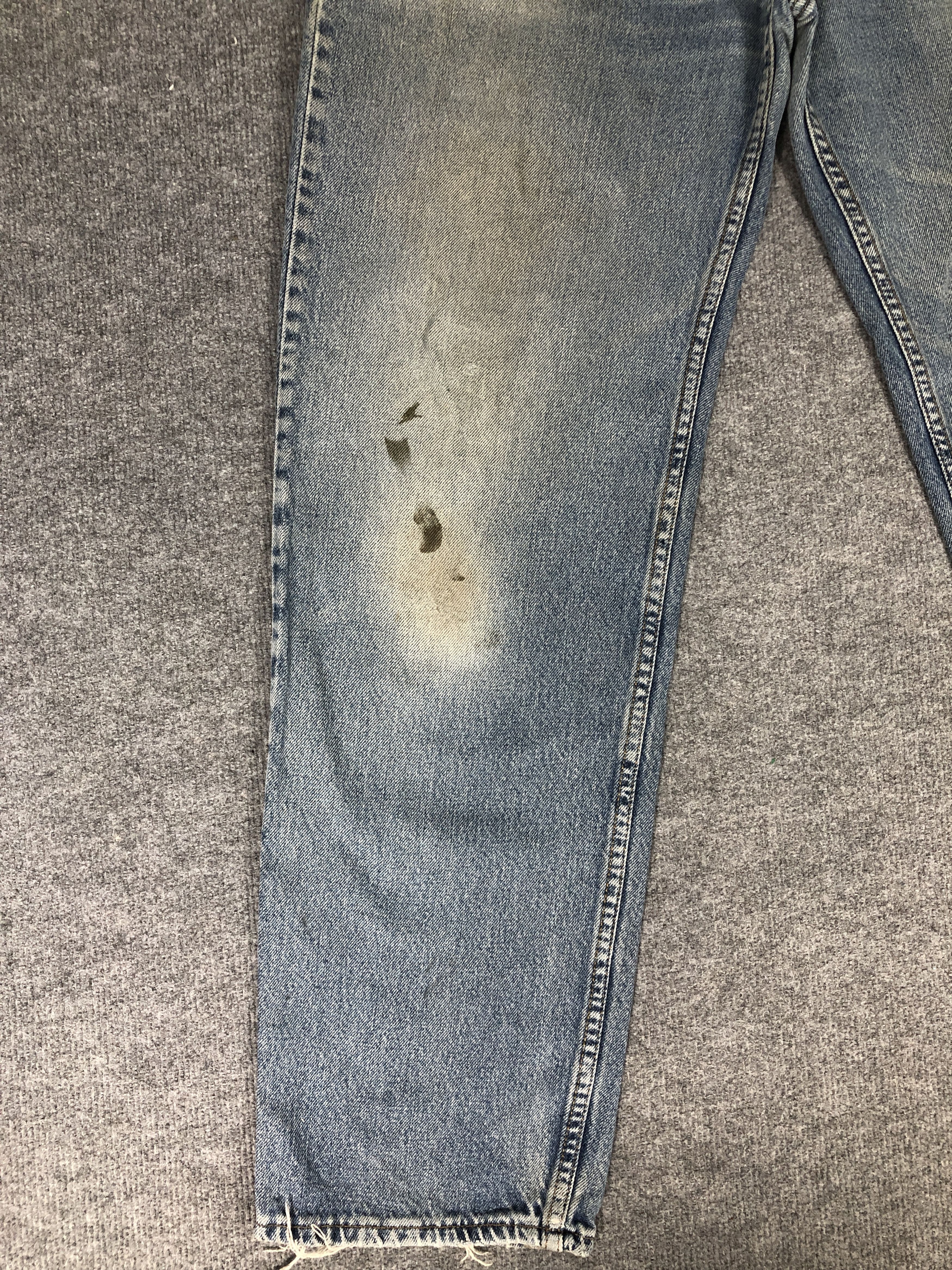 Levi's Vintage Y2k Levi's 550 Distress Relaxed Fit Denim Jean Size US 36 / EU 52 - 6 Thumbnail
