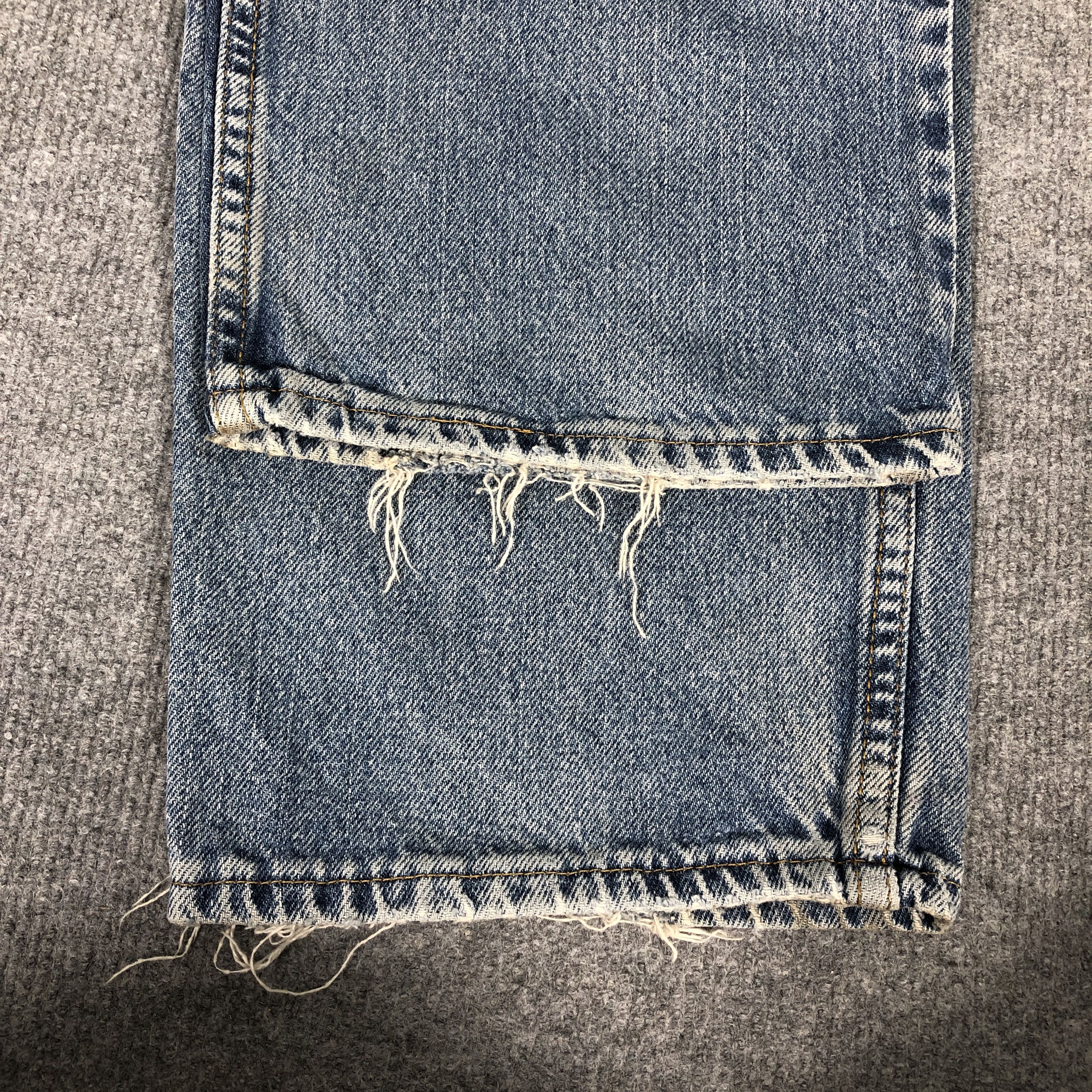 Levi's Vintage Y2k Levi's 550 Distress Relaxed Fit Denim Jean Size US 36 / EU 52 - 12 Thumbnail