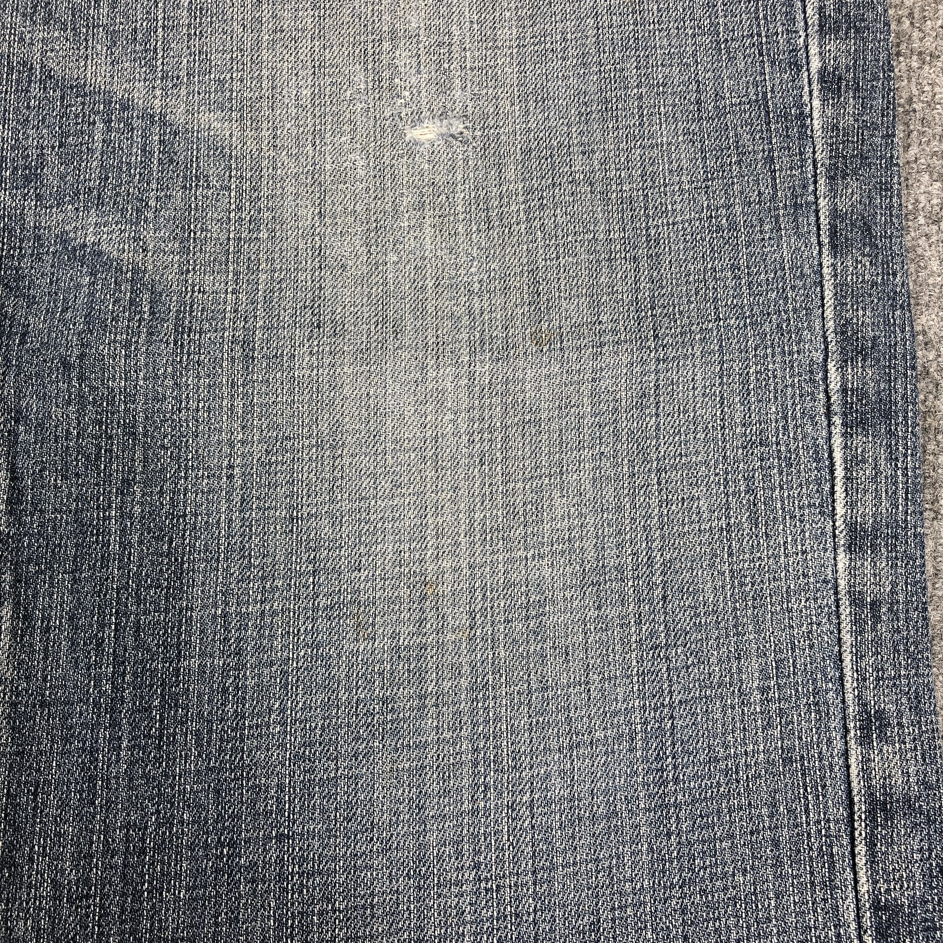 Levi's Vintage Y2k Levi's 569 Distress Faded Blue Denim Jean Size US 38 / EU 54 - 11 Thumbnail