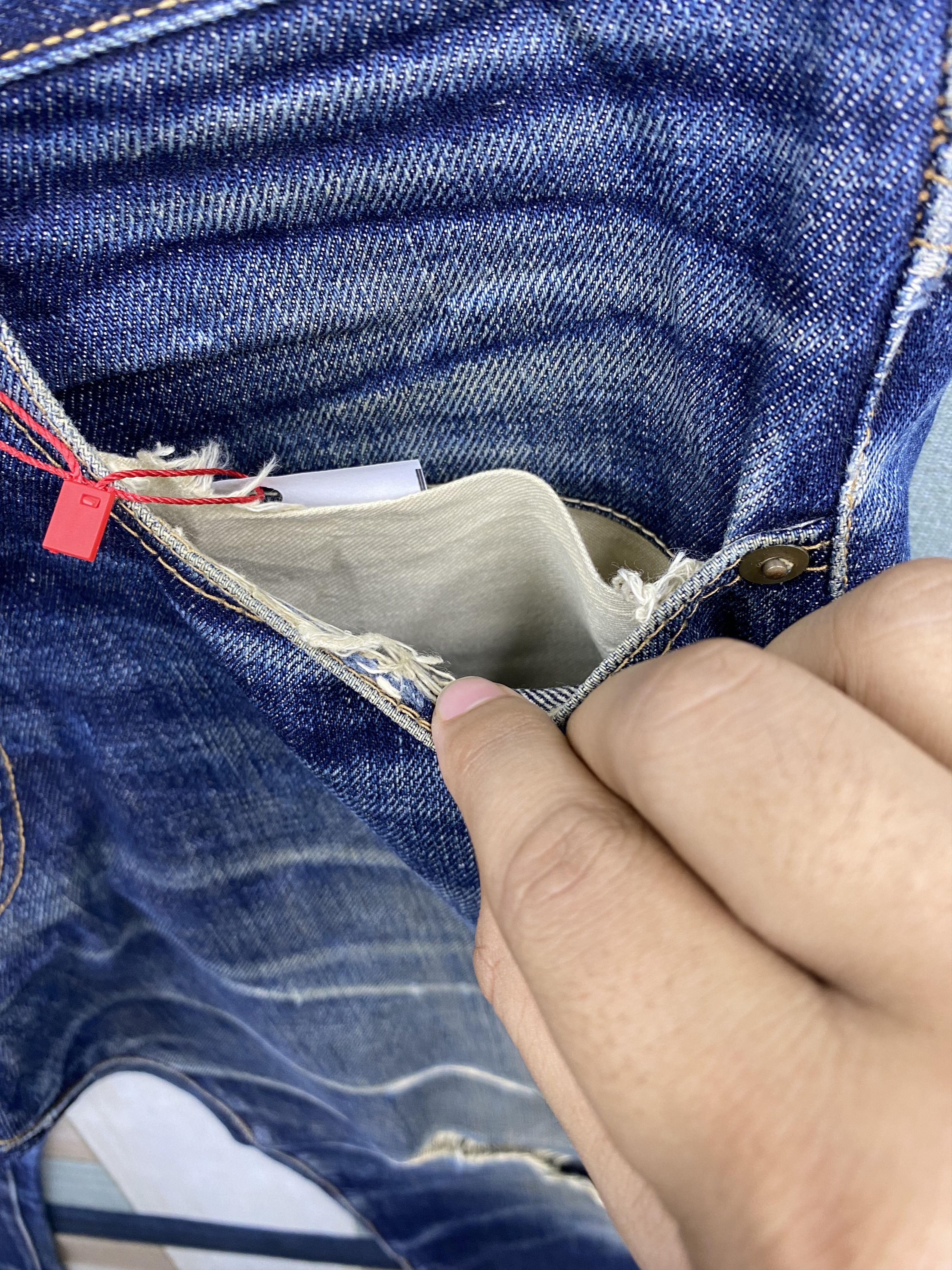 Japanese Brand Japanese Brand Phil Smart Distress Selvedge Denim Jean Size US 33 - 14 Thumbnail