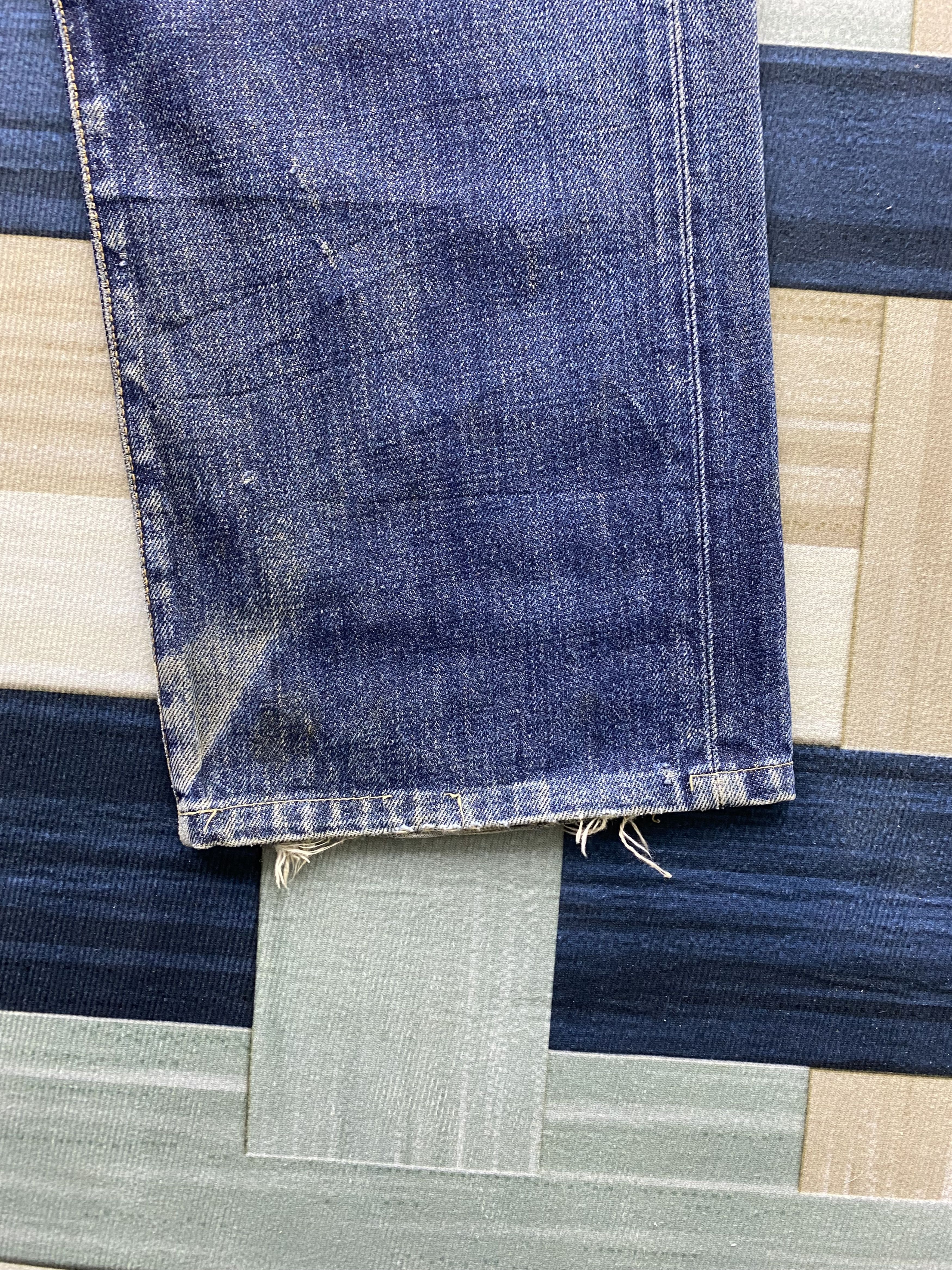 Japanese Brand Japanese Brand Phil Smart Distress Selvedge Denim Jean Size US 33 - 9 Thumbnail