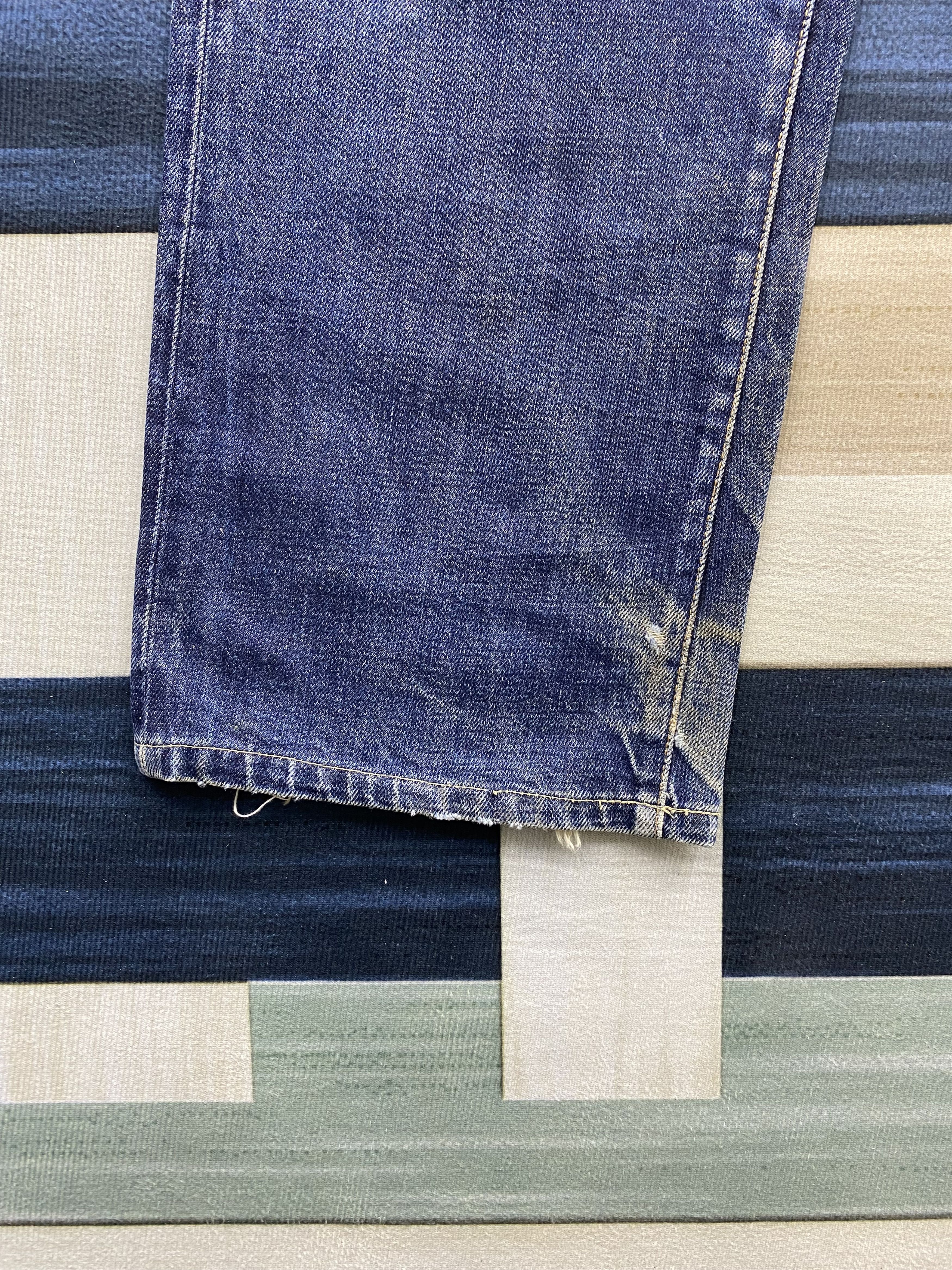 Japanese Brand Japanese Brand Phil Smart Distress Selvedge Denim Jean Size US 33 - 8 Thumbnail