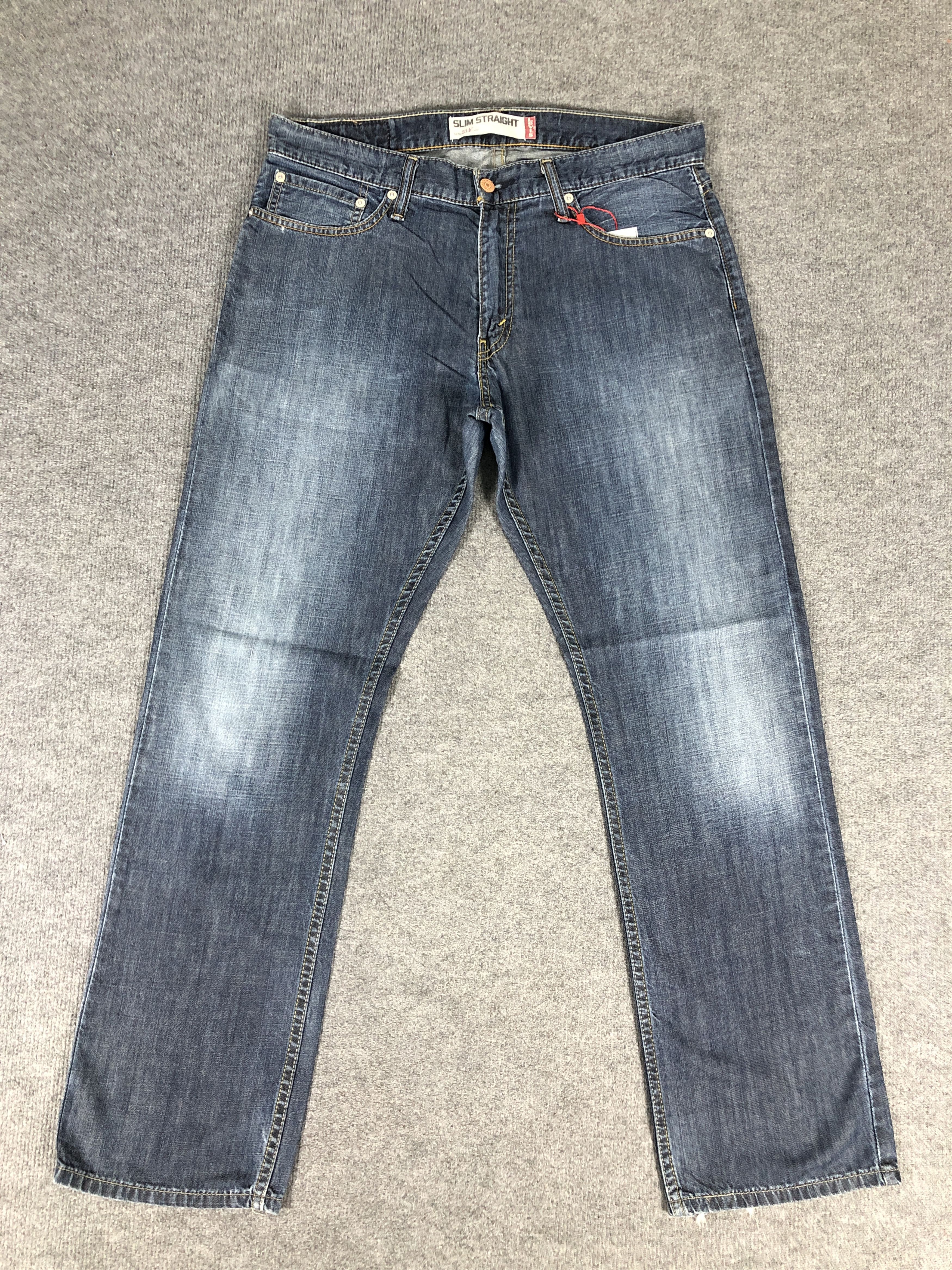 Jean × Levi's Levi's 514 Slim Straight Light Faded Jean Size US 35 - 1 Thumbnail