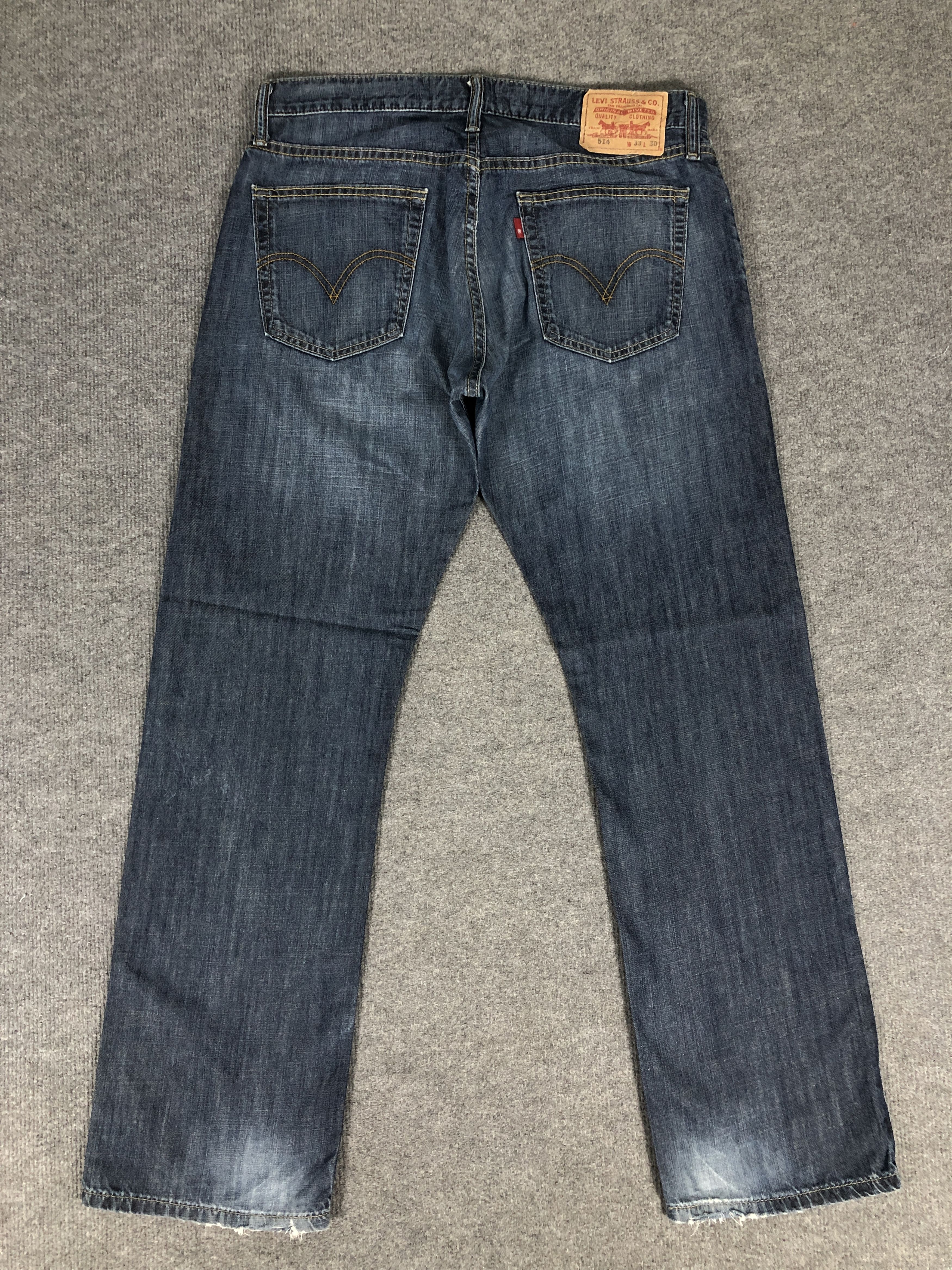 Jean × Levi's Levi's 514 Slim Straight Light Faded Jean Size US 35 - 10 Thumbnail