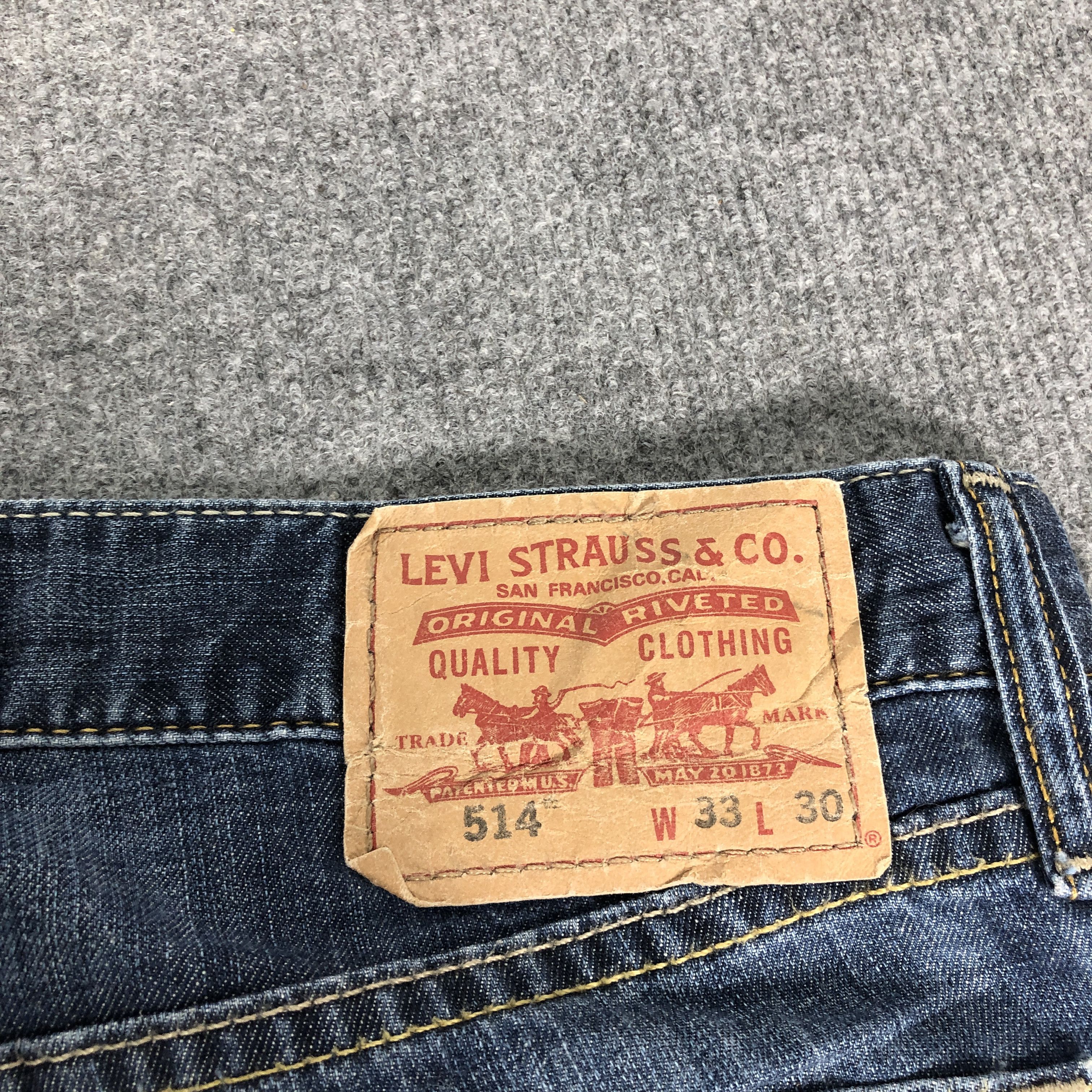 Jean × Levi's Levi's 514 Slim Straight Light Faded Jean Size US 35 - 14 Thumbnail