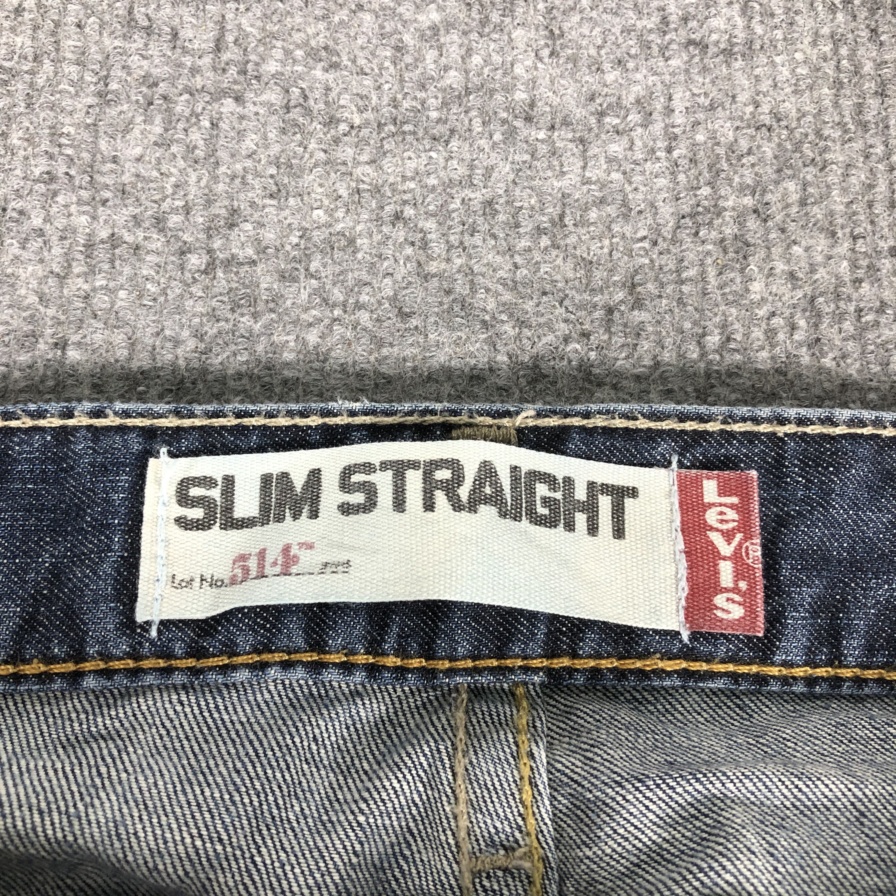 Jean × Levi's Levi's 514 Slim Straight Light Faded Jean Size US 35 - 15 Thumbnail