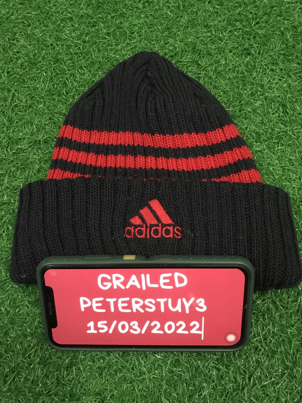 Adidas Vintage Y2K Adidas logo beanie Size ONE SIZE - 7 Thumbnail