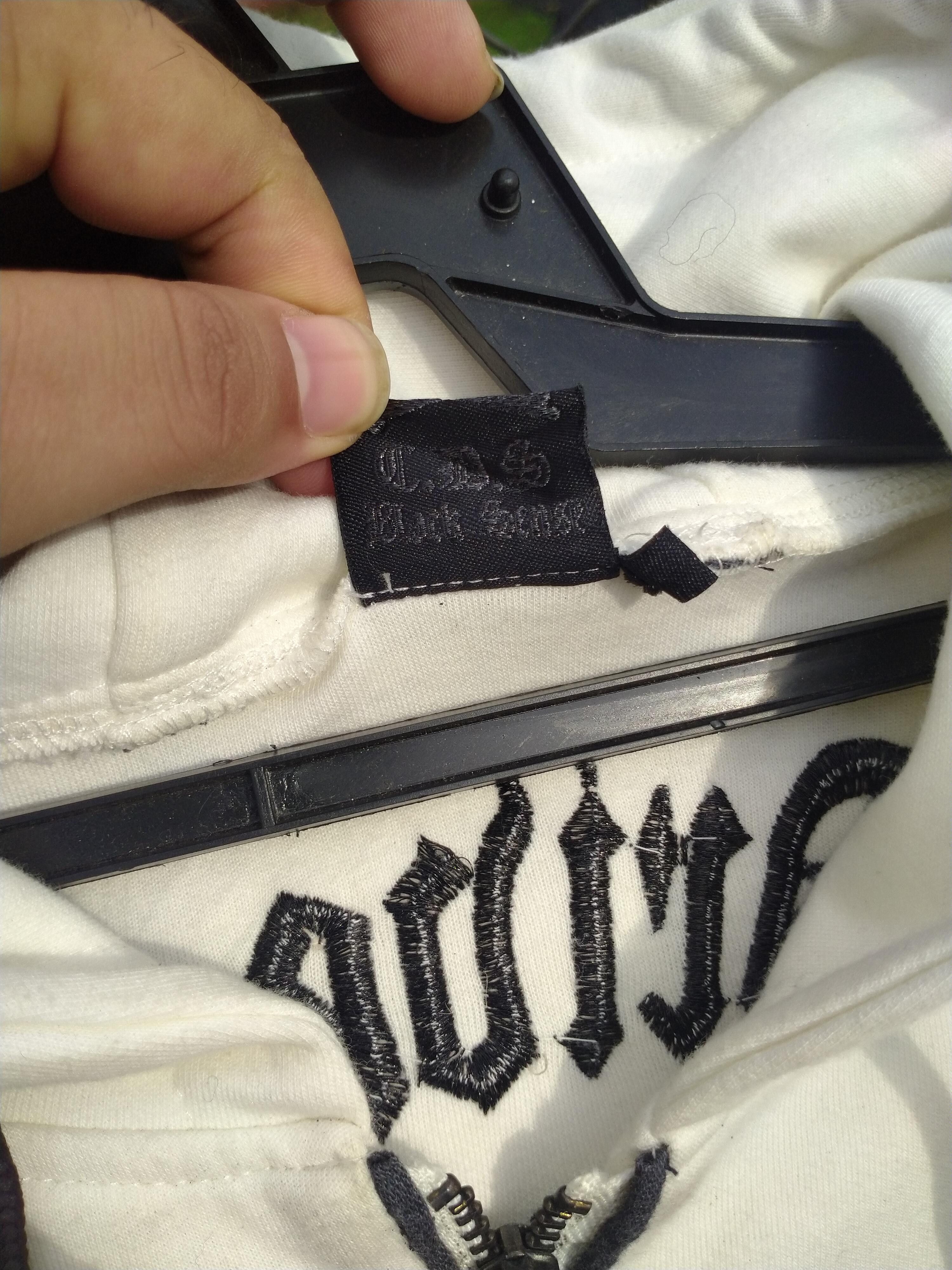 Other BLACK SENSE EMBROIDERED SPELL OUT SKULL HOODIE Size US XL / EU 56 / 4 - 5 Thumbnail