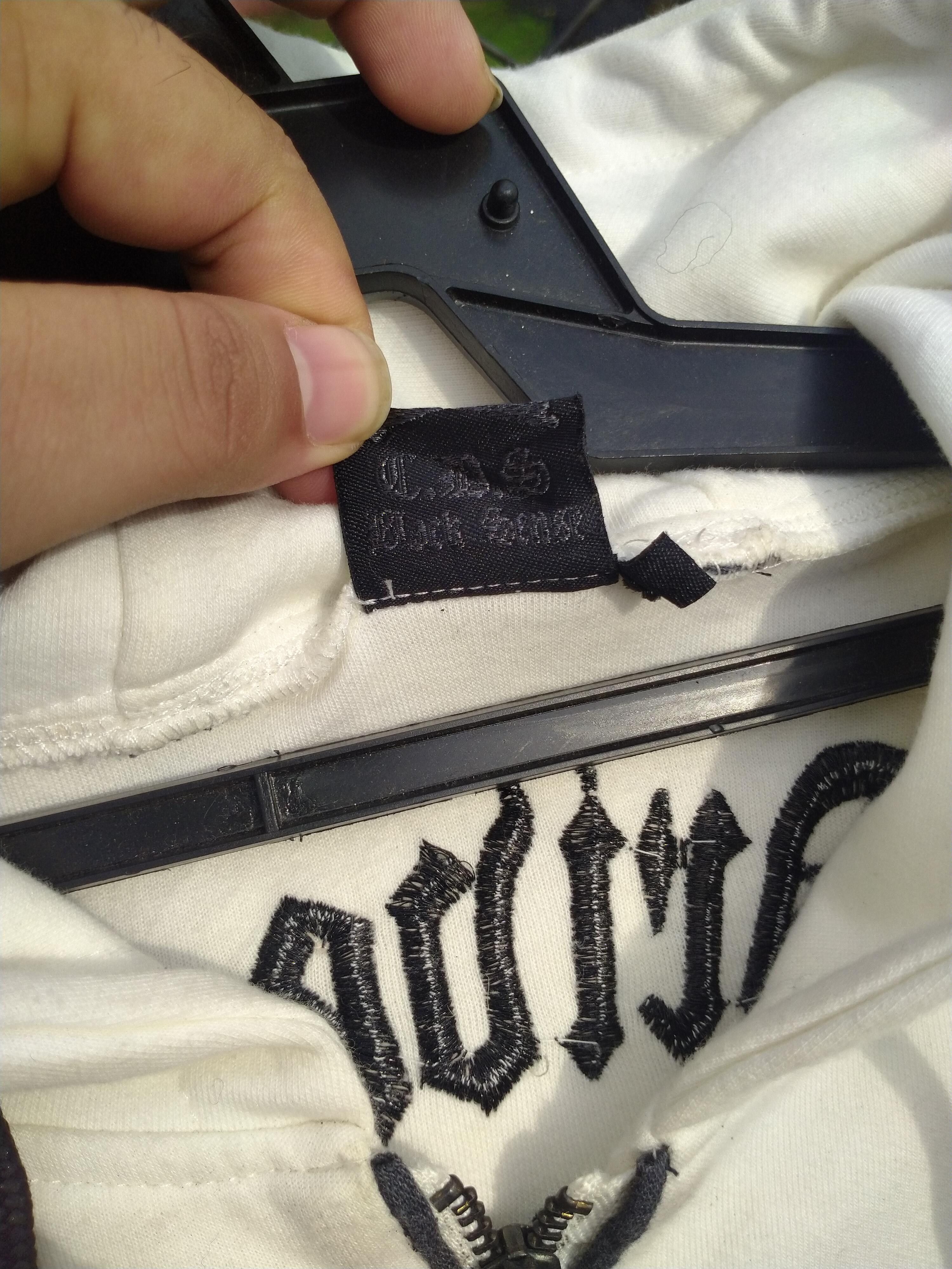 Other BLACK SENSE EMBROIDERED SPELL OUT SKULL HOODIE Size US XL / EU 56 / 4 - 6 Thumbnail