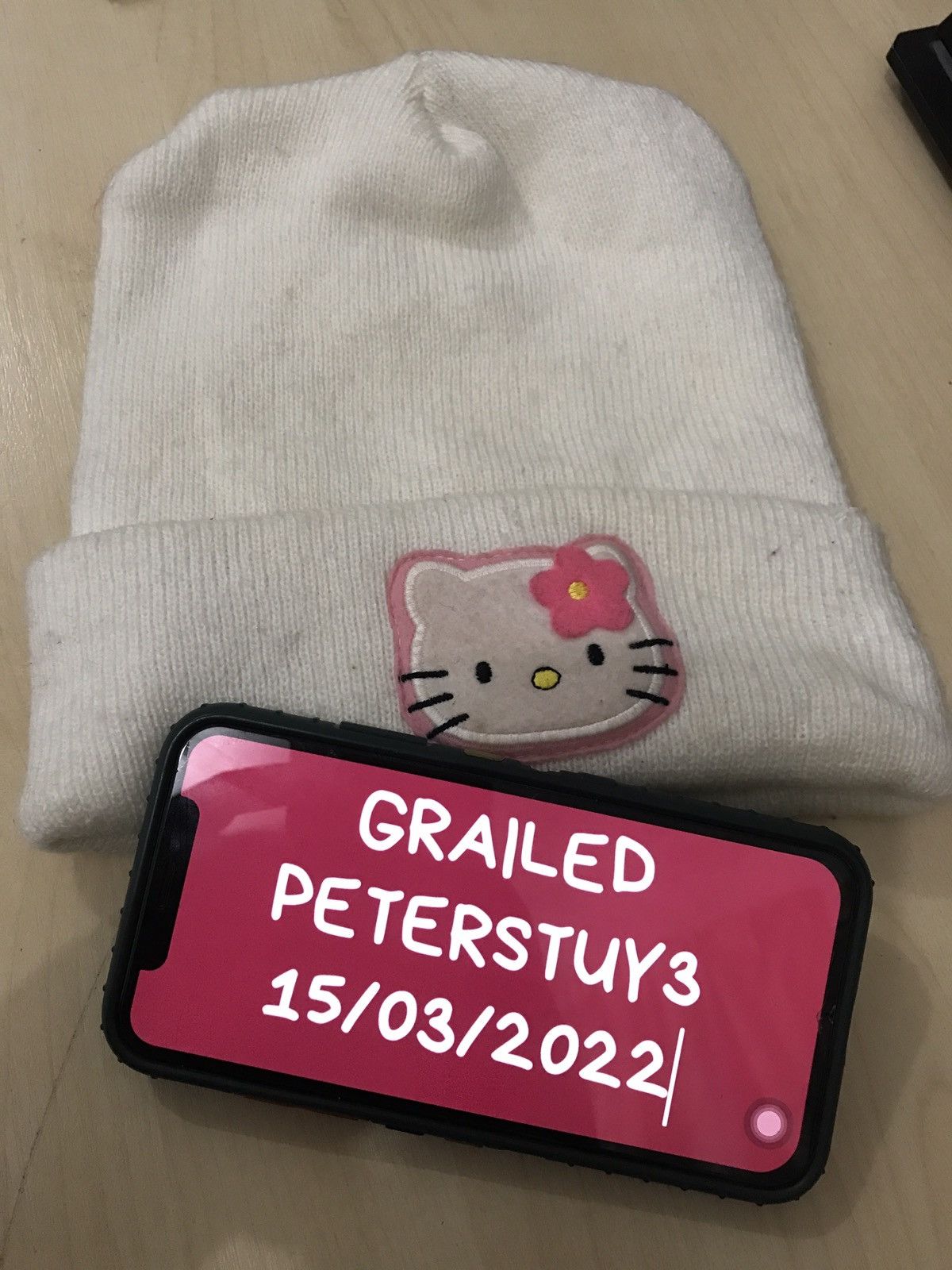 Cartoon Network Hello kitty beanie logo Size ONE SIZE - 4 Thumbnail