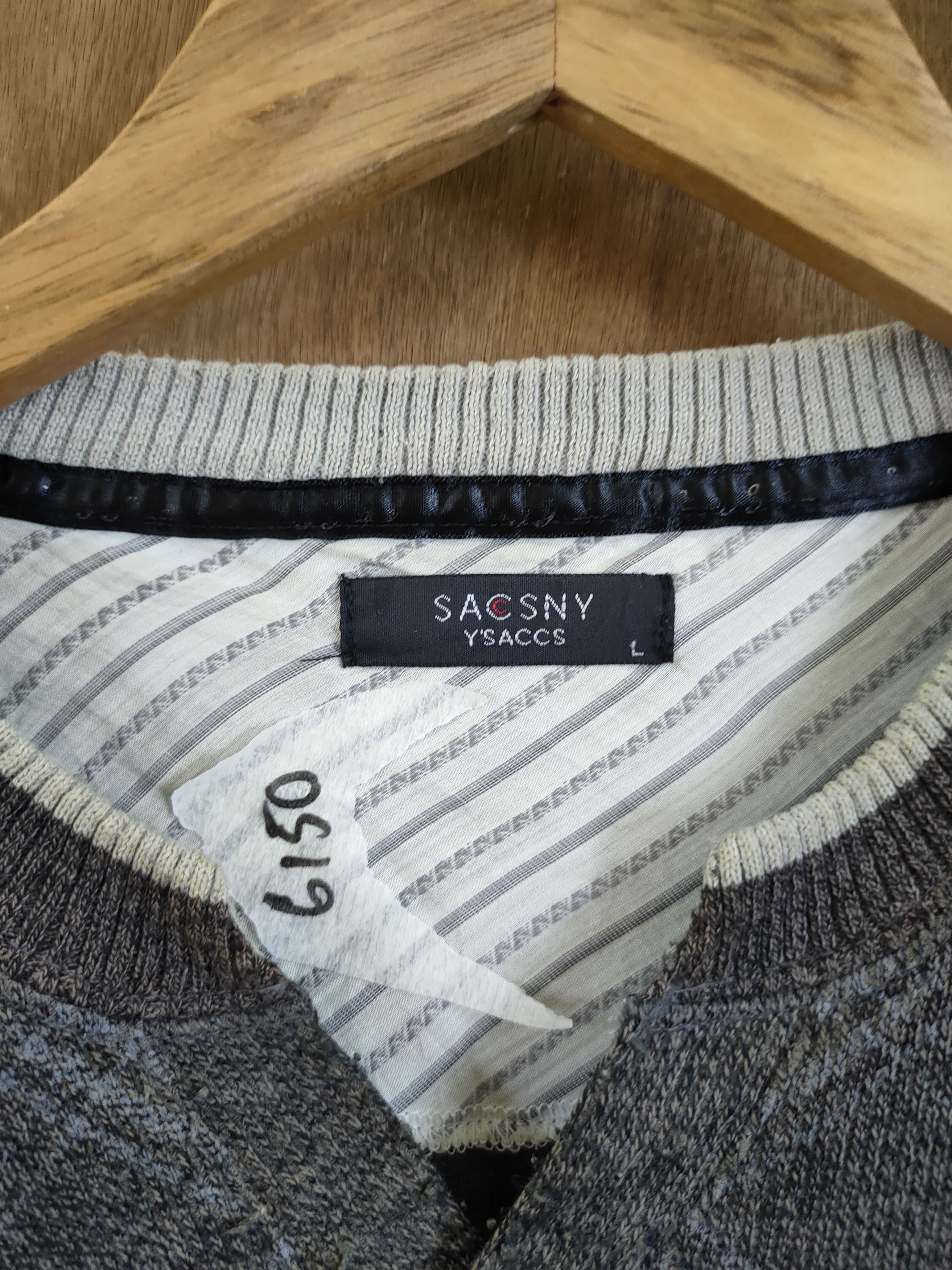 Yohji Yamamoto DL Sacsny Y'saccs yohji yamamoto vintage sweatshirt #6150 Size US L / EU 52-54 / 3 - 5 Thumbnail