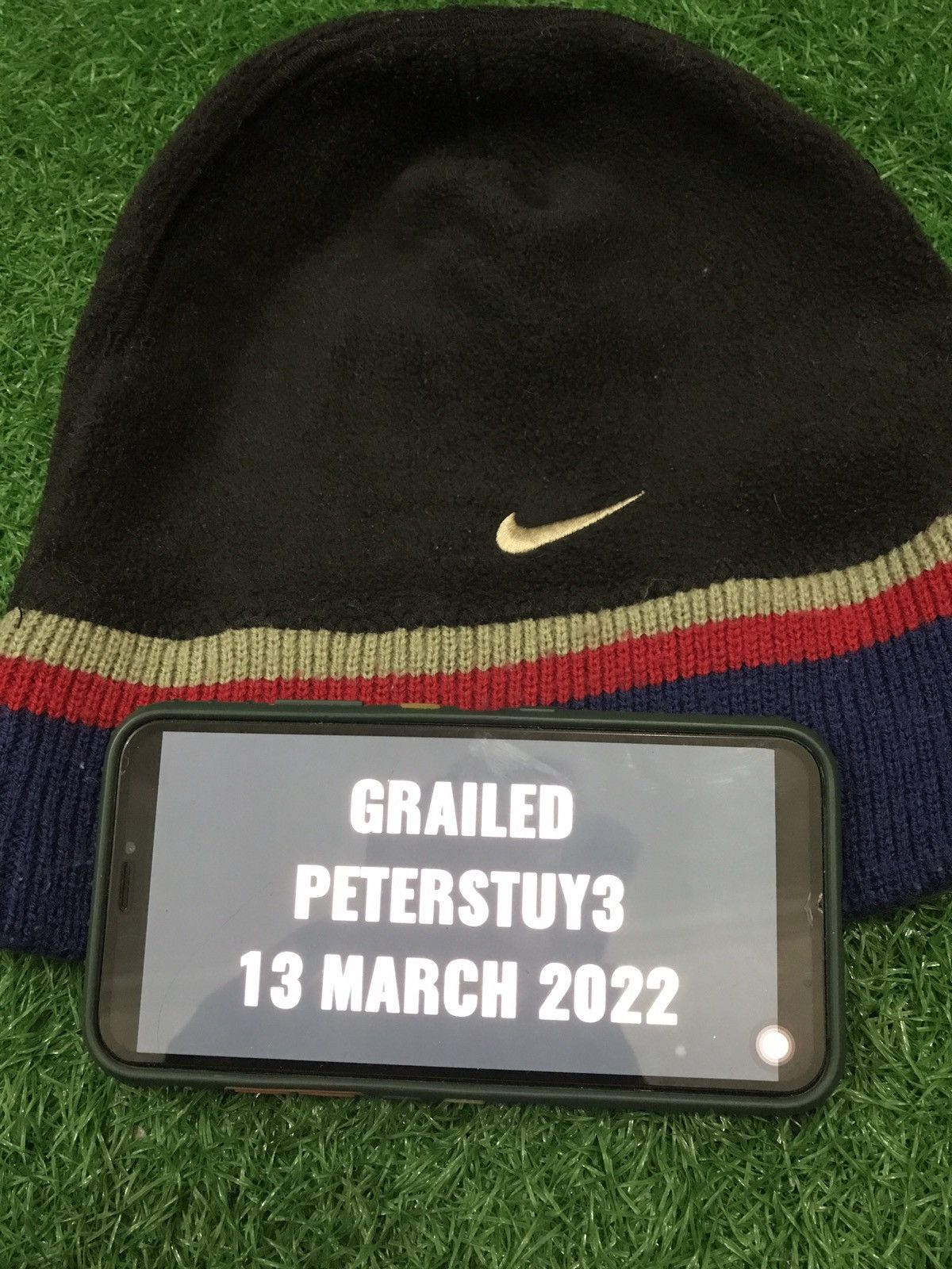 Nike Vintage Nike beanie Size ONE SIZE - 4 Thumbnail