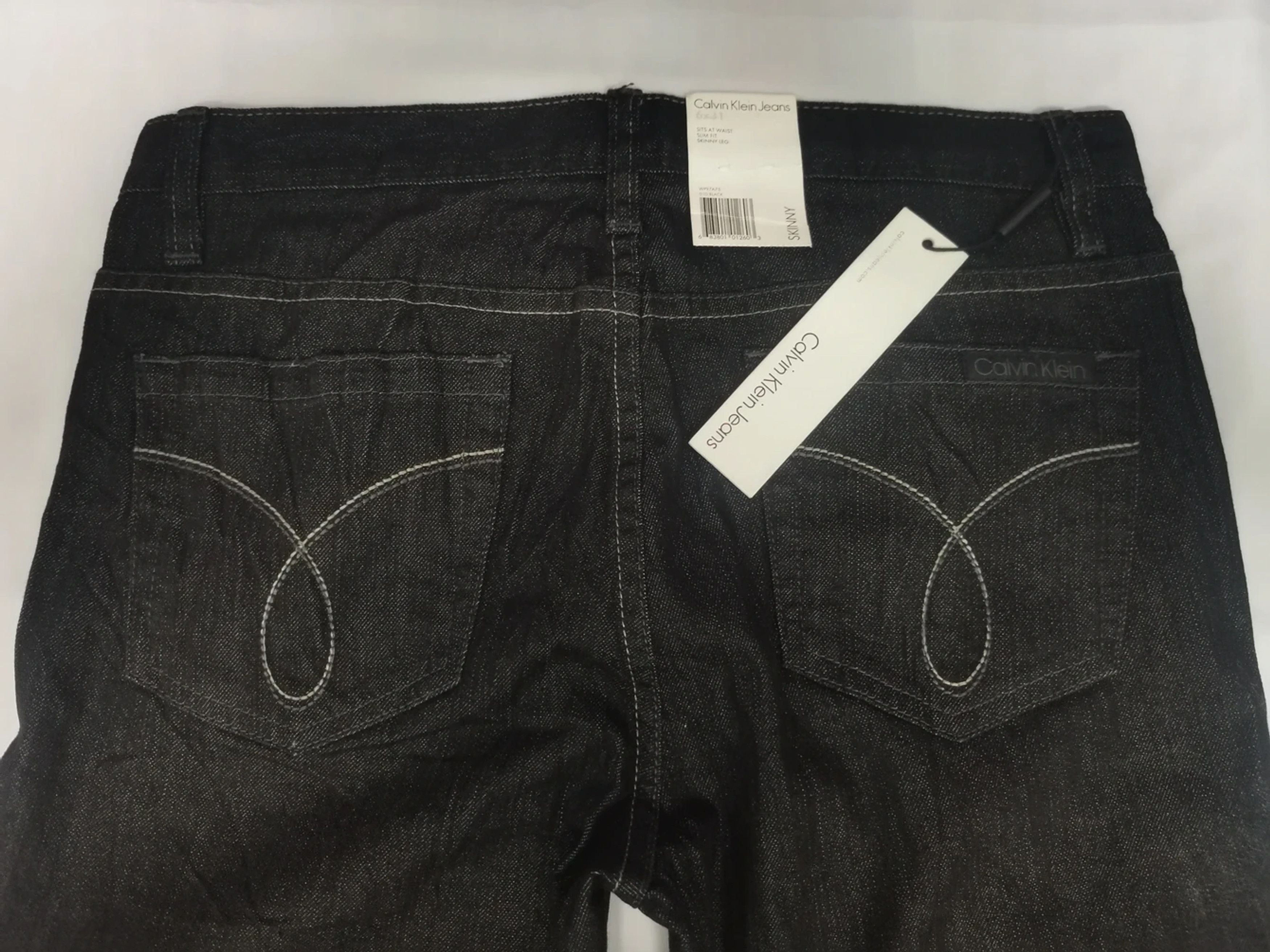 Calvin Klein Calvin Kleins Skinny Jeans Super Black New With Tag Size US 30 / EU 46 - 4 Thumbnail