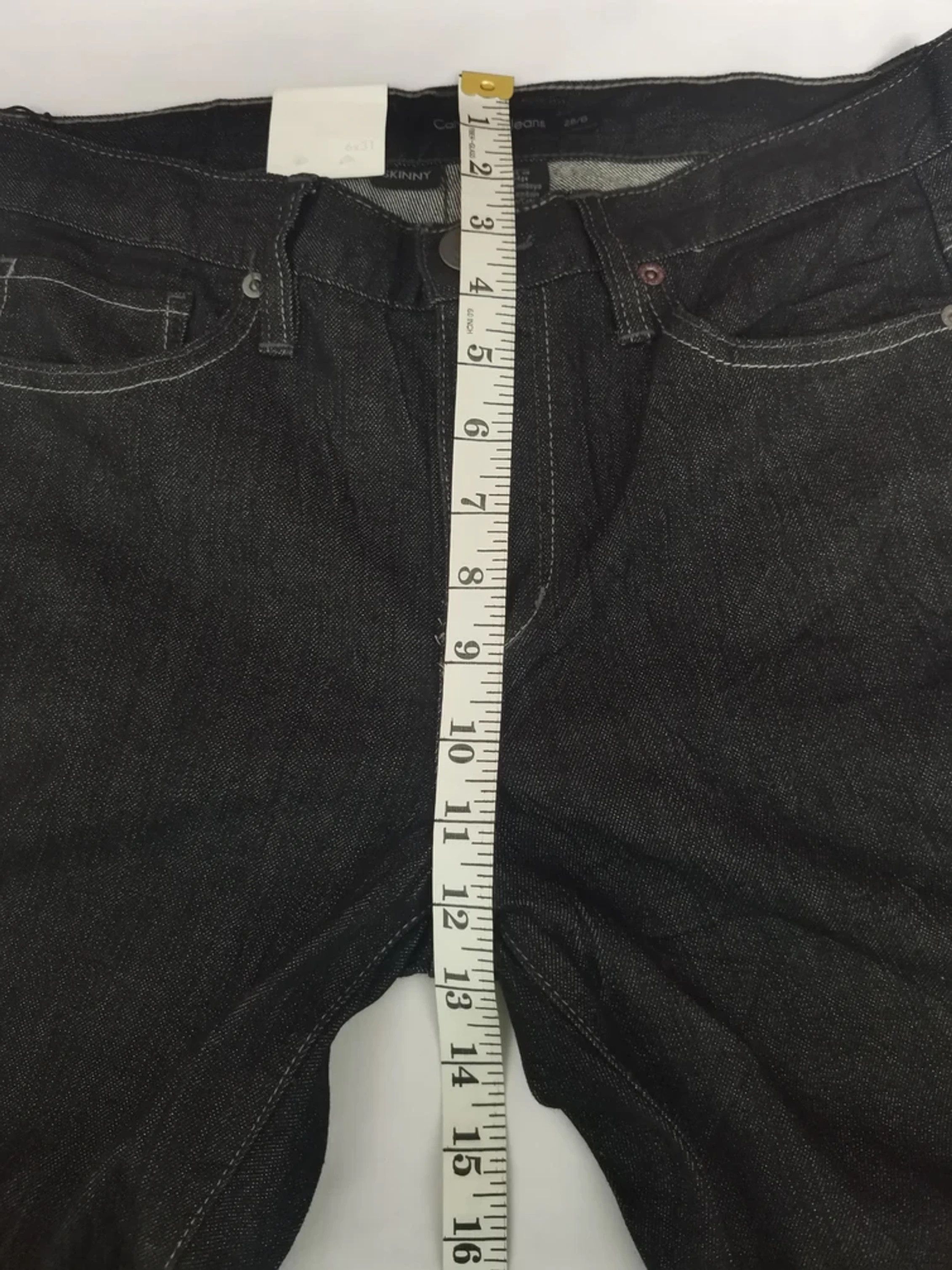 Calvin Klein Calvin Kleins Skinny Jeans Super Black New With Tag Size US 30 / EU 46 - 11 Thumbnail