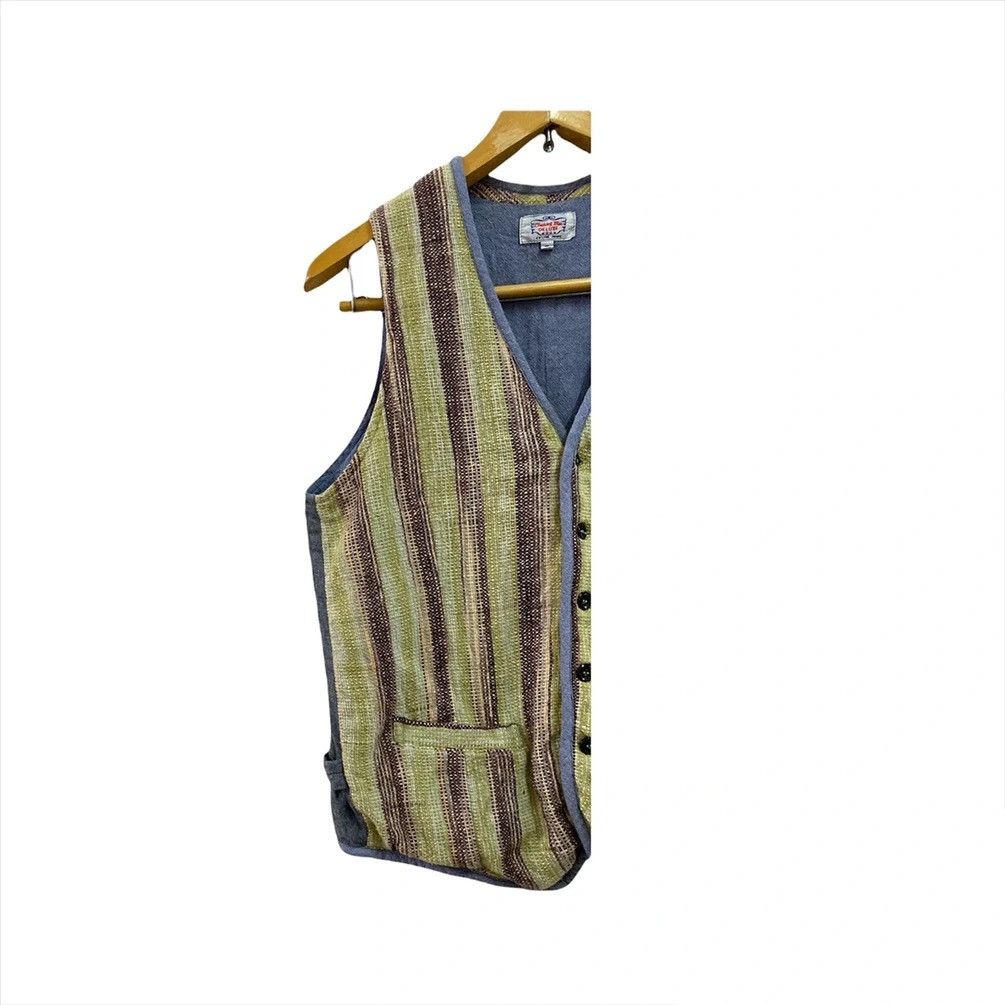 Japanese Brand CHIANG MAI DELUXE ART OF SACK DESIGN VEST Size US S / EU 44-46 / 1 - 5 Thumbnail