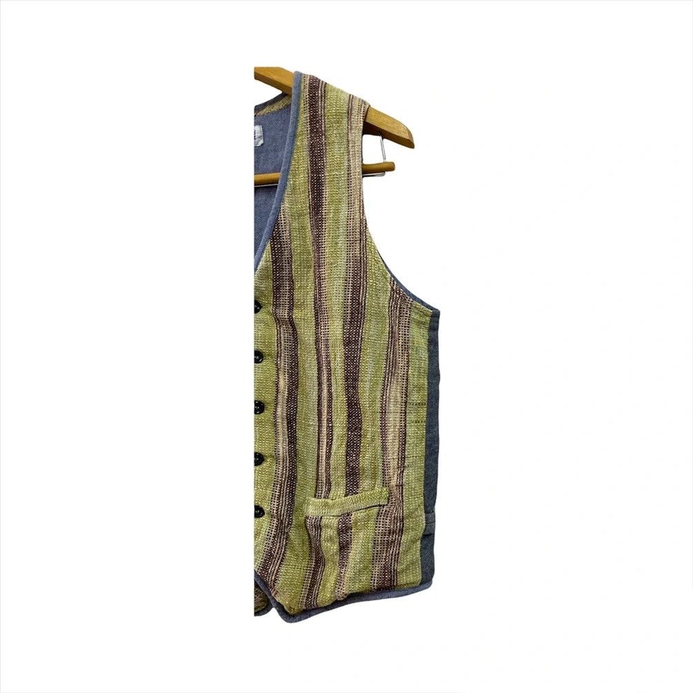 Japanese Brand CHIANG MAI DELUXE ART OF SACK DESIGN VEST Size US S / EU 44-46 / 1 - 6 Thumbnail