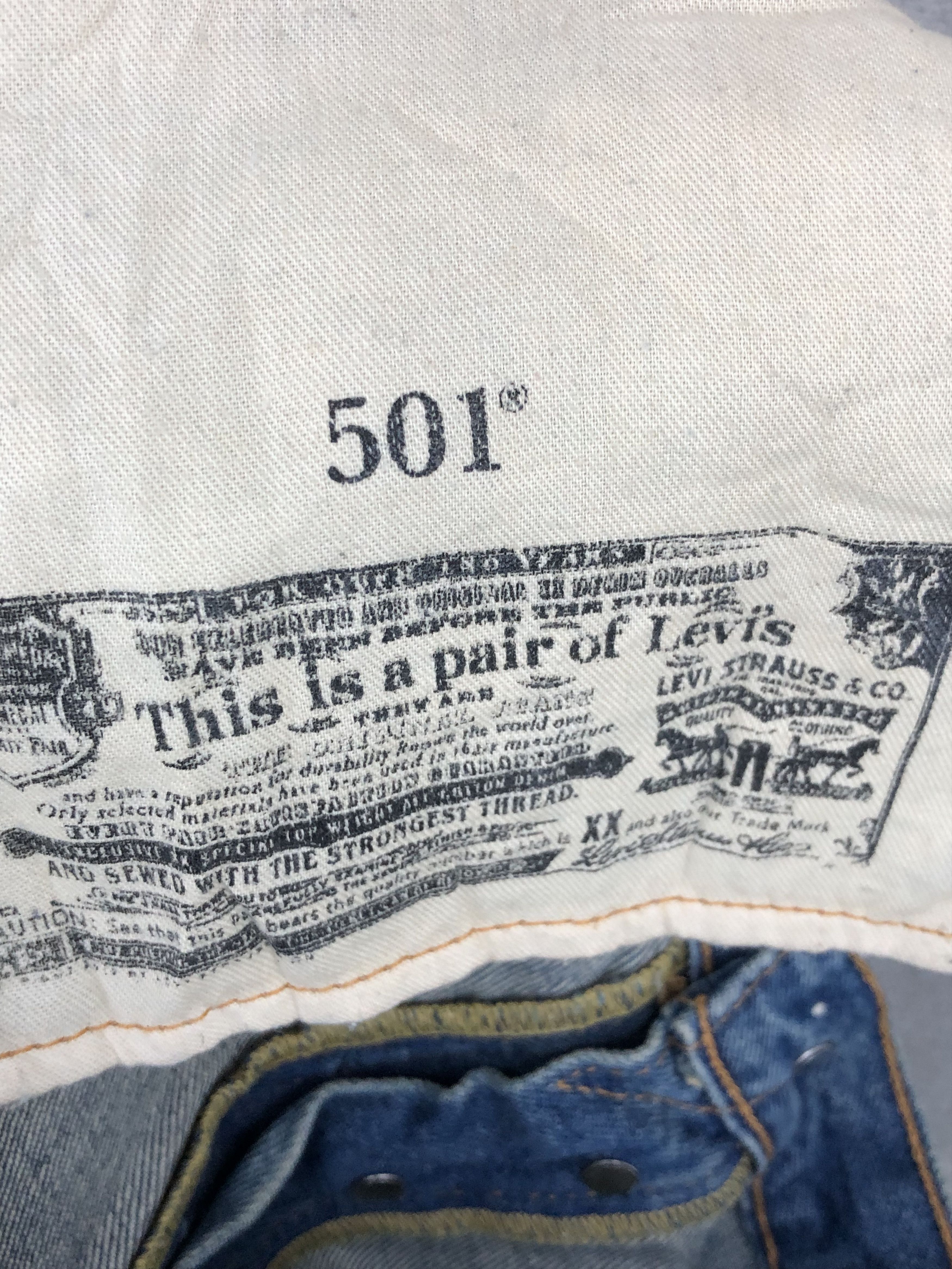 Levi's Levis 501 Distressed Jeans Size US 40 / EU 56 - 15 Thumbnail