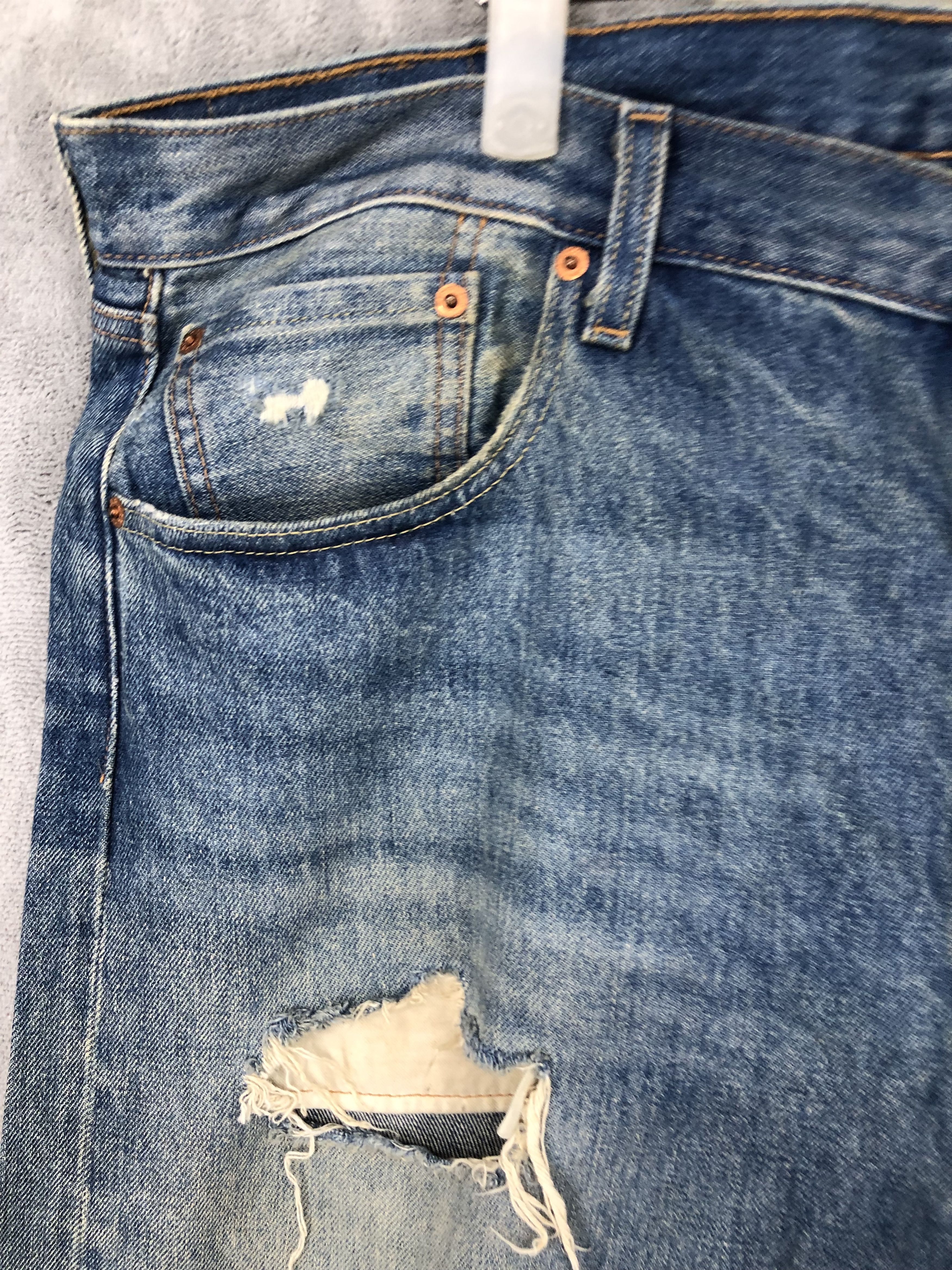 Levi's Levis 501 Distressed Jeans Size US 40 / EU 56 - 4 Thumbnail