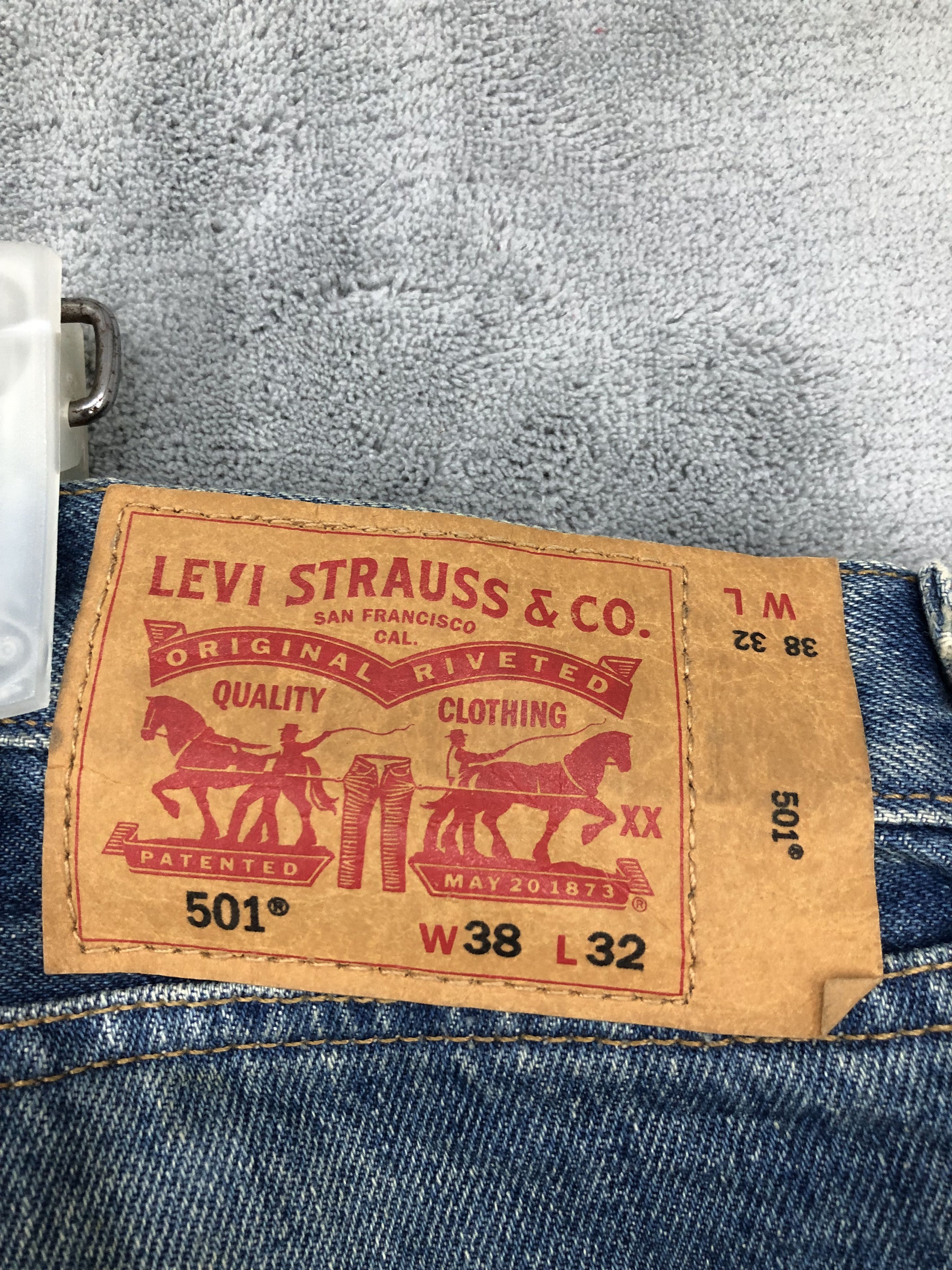Levi's Levis 501 Distressed Jeans Size US 40 / EU 56 - 10 Thumbnail