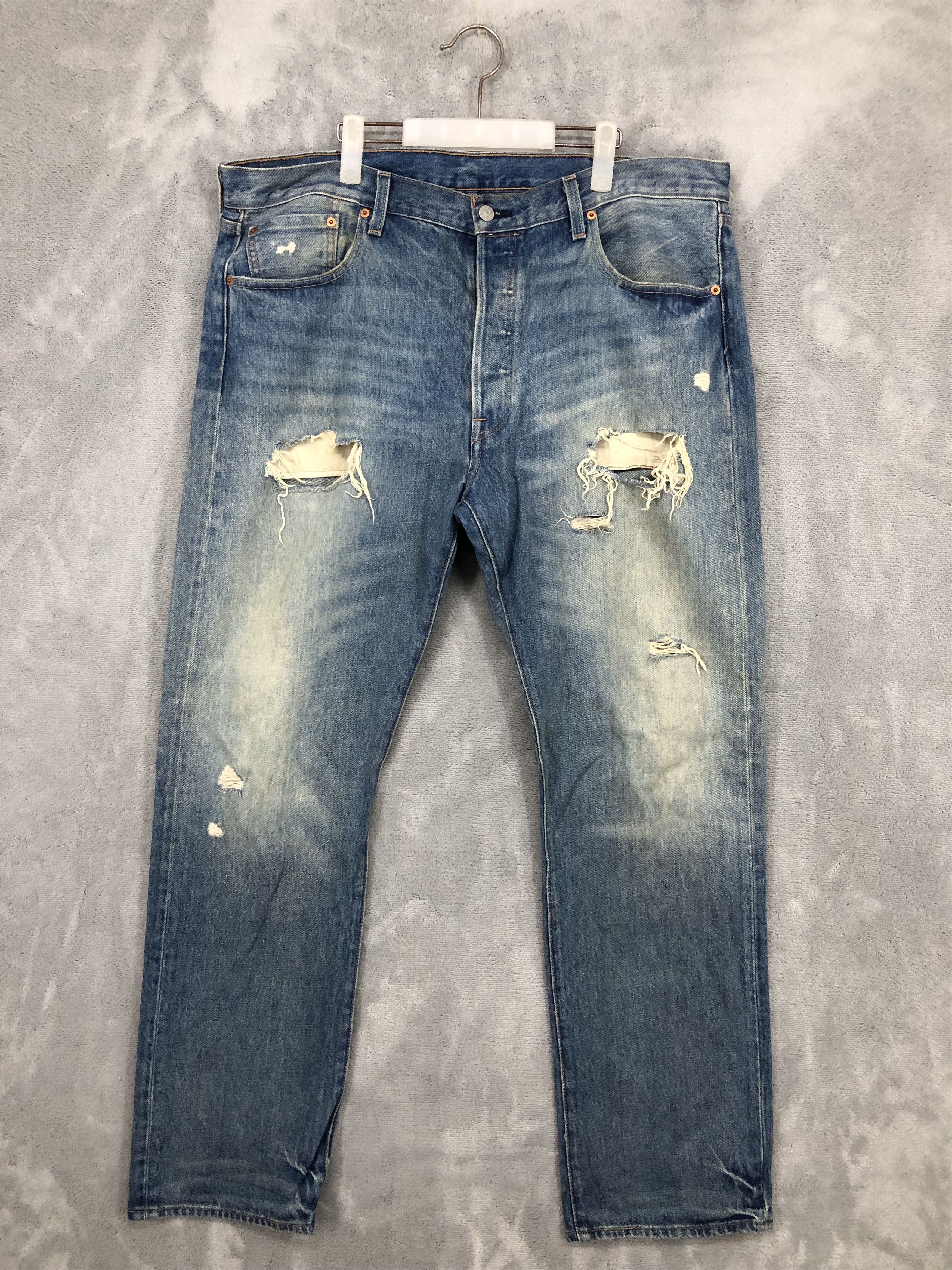 Levi's Levis 501 Distressed Jeans Size US 40 / EU 56 - 1 Thumbnail