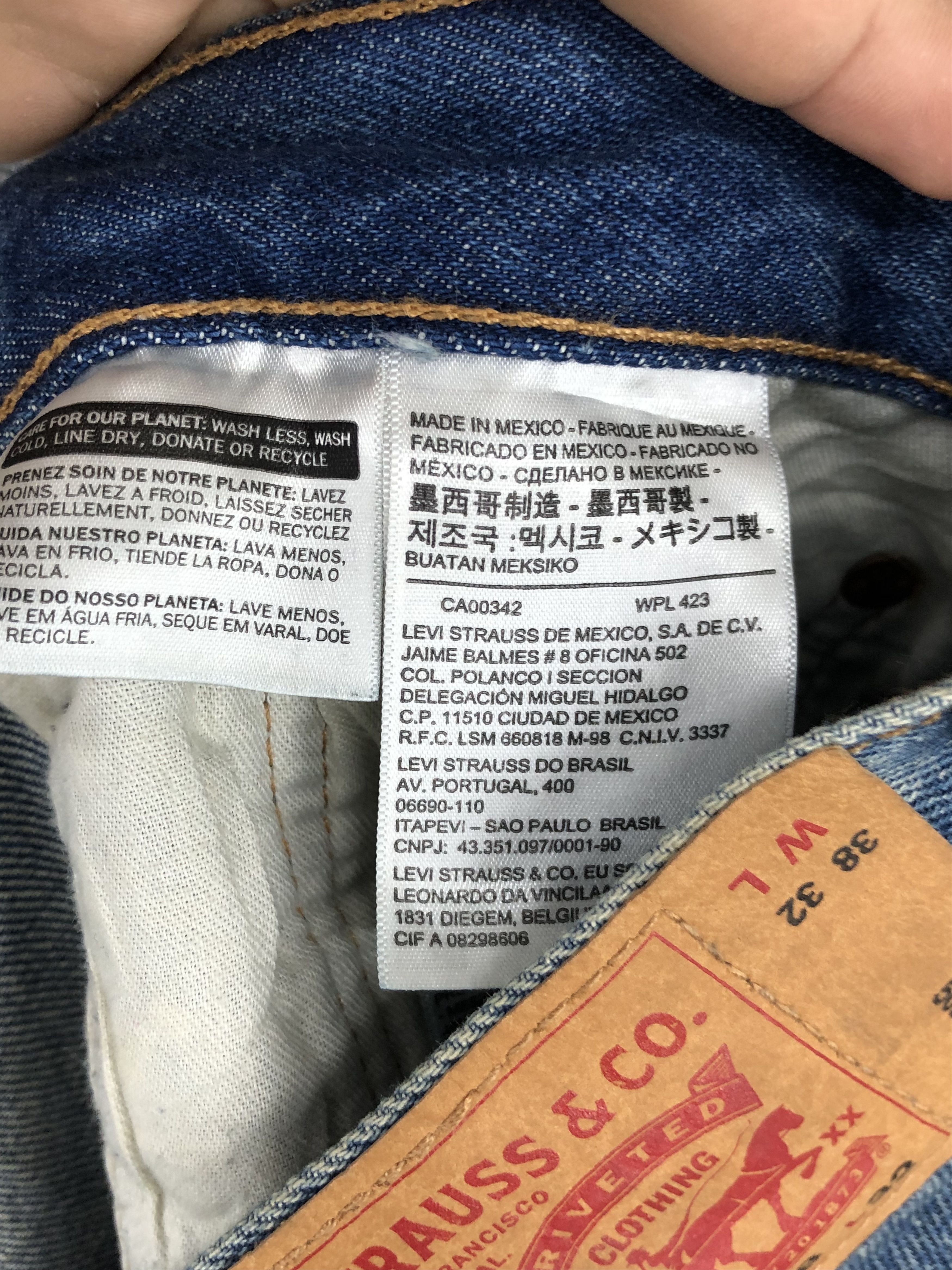 Levi's Levis 501 Distressed Jeans Size US 40 / EU 56 - 16 Thumbnail