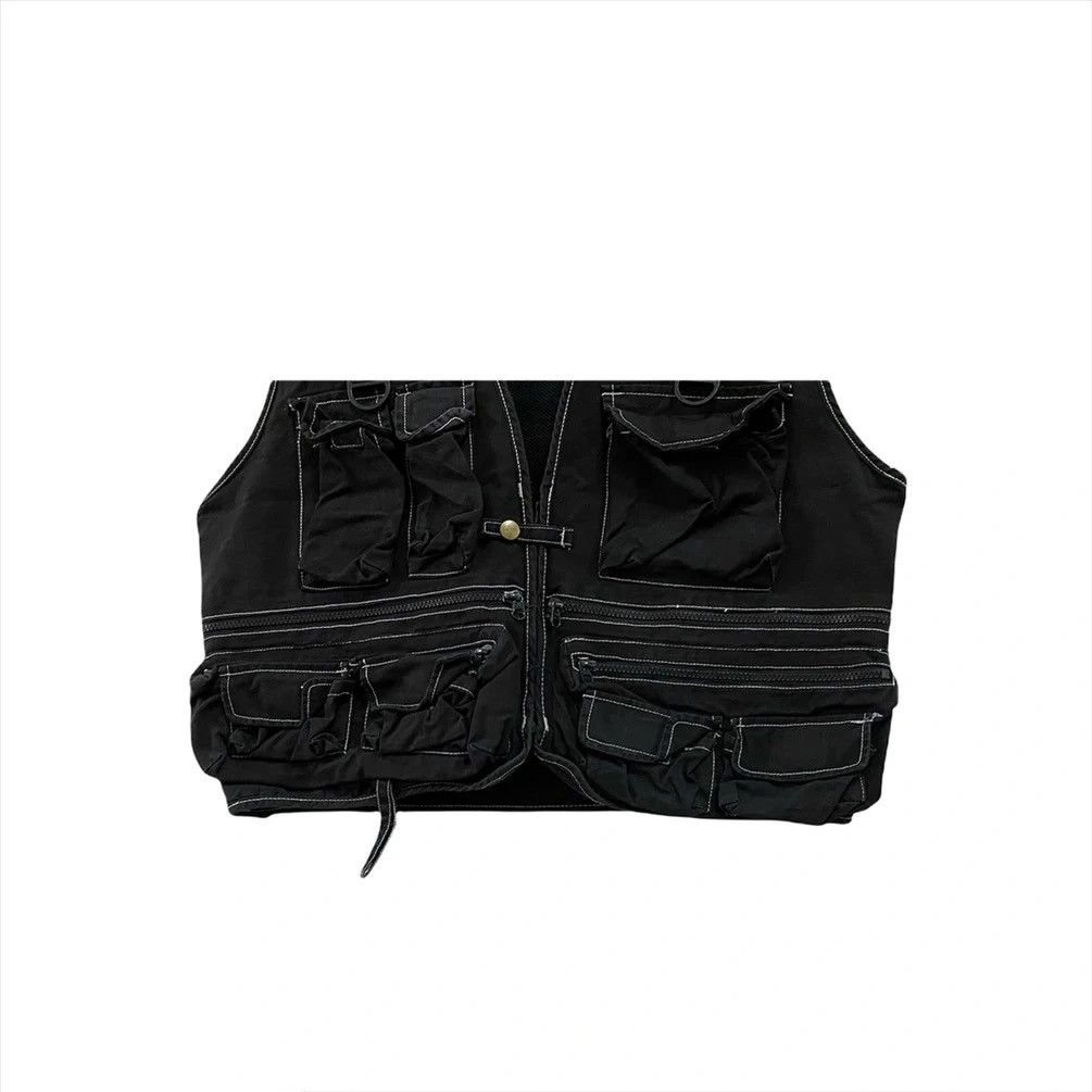 Japanese Brand × Vintage TACTICAL HERRINGBONE MULTI POCKET FLYING TIGER VEST Size US M / EU 48-50 / 2 - 7 Thumbnail