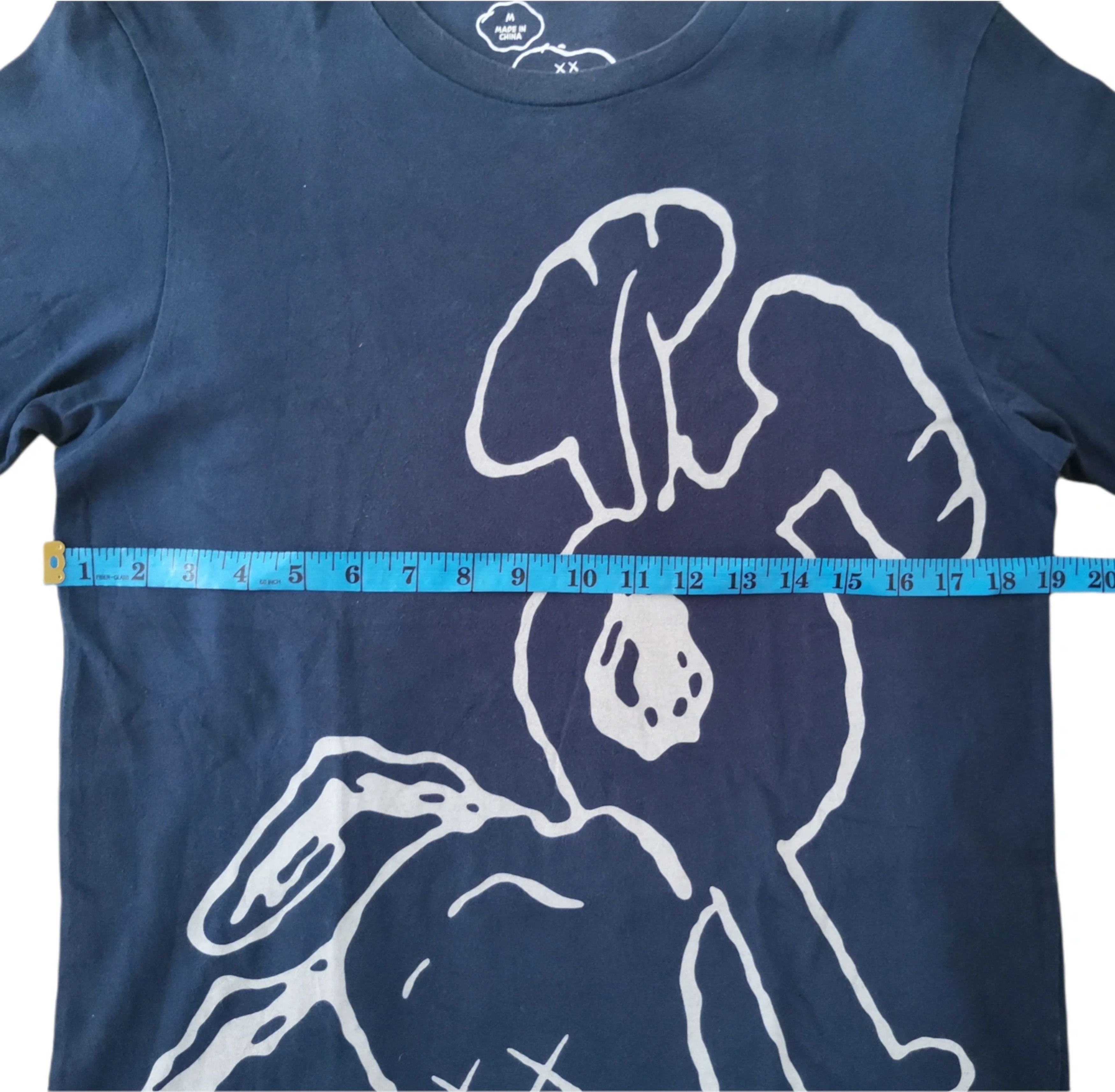 Japanese Brand Kaws x Peanuts Japan Designer Tee OriginalFake Big Logo Size US M / EU 48-50 / 2 - 4 Thumbnail
