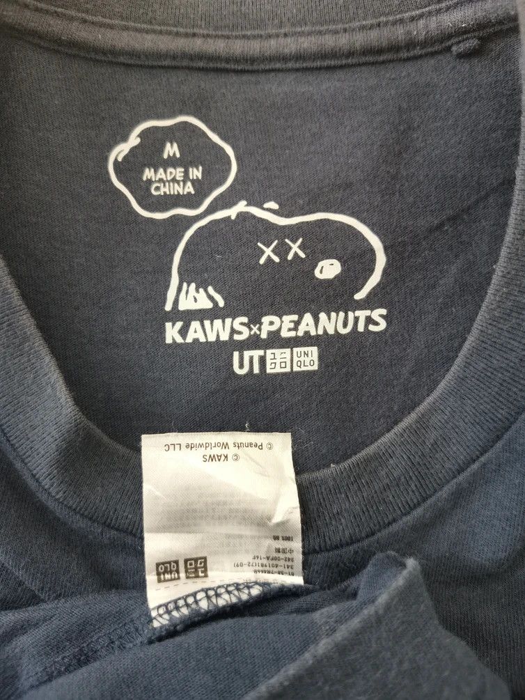Japanese Brand Kaws x Peanuts Japan Designer Tee OriginalFake Big Logo Size US M / EU 48-50 / 2 - 2 Thumbnail