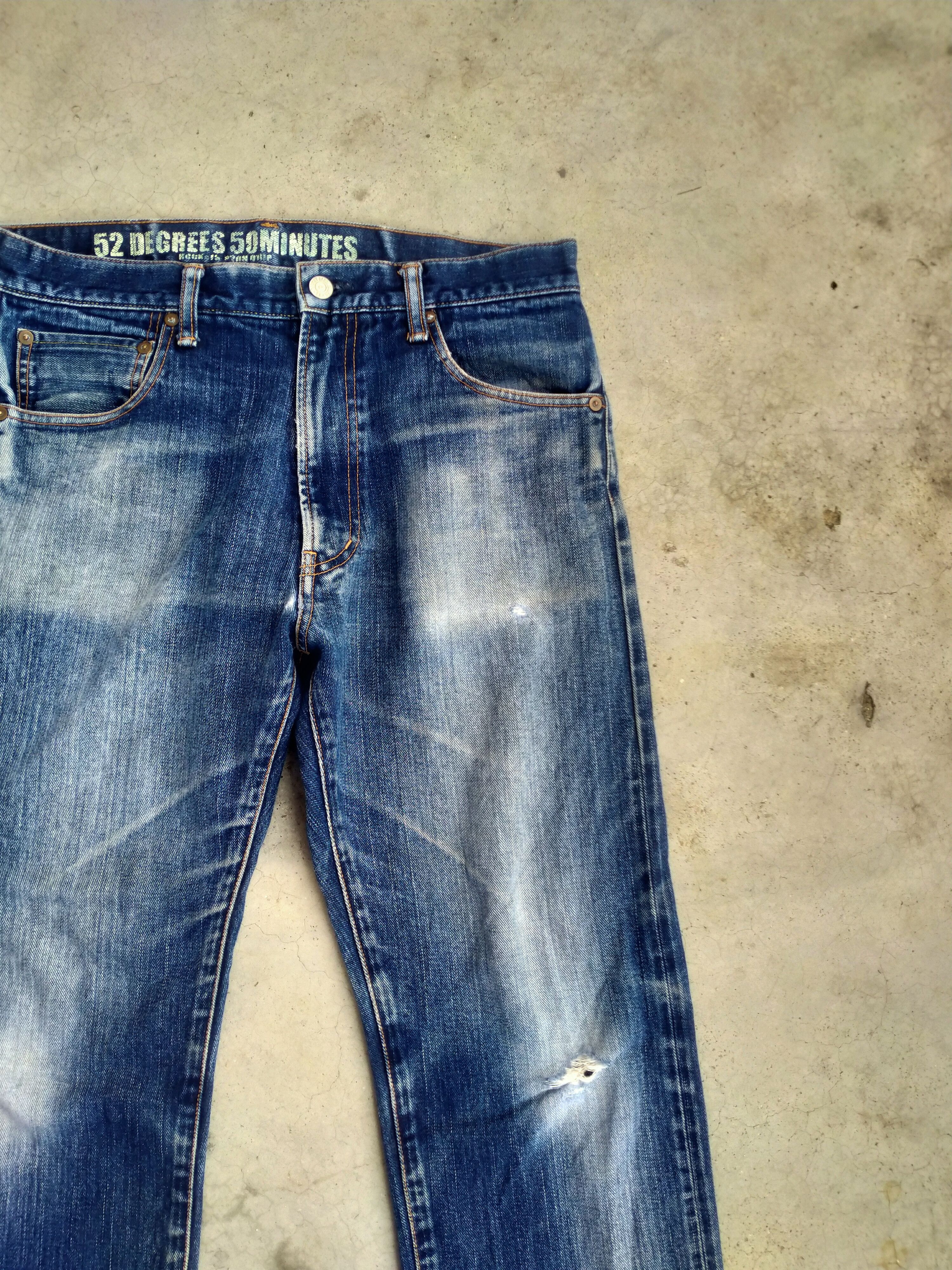 Japanese Brand DISTRESSED ROCKET SADDLES & CO SELVEDGE DENIM Size US 32 / EU 48 - 2 Thumbnail