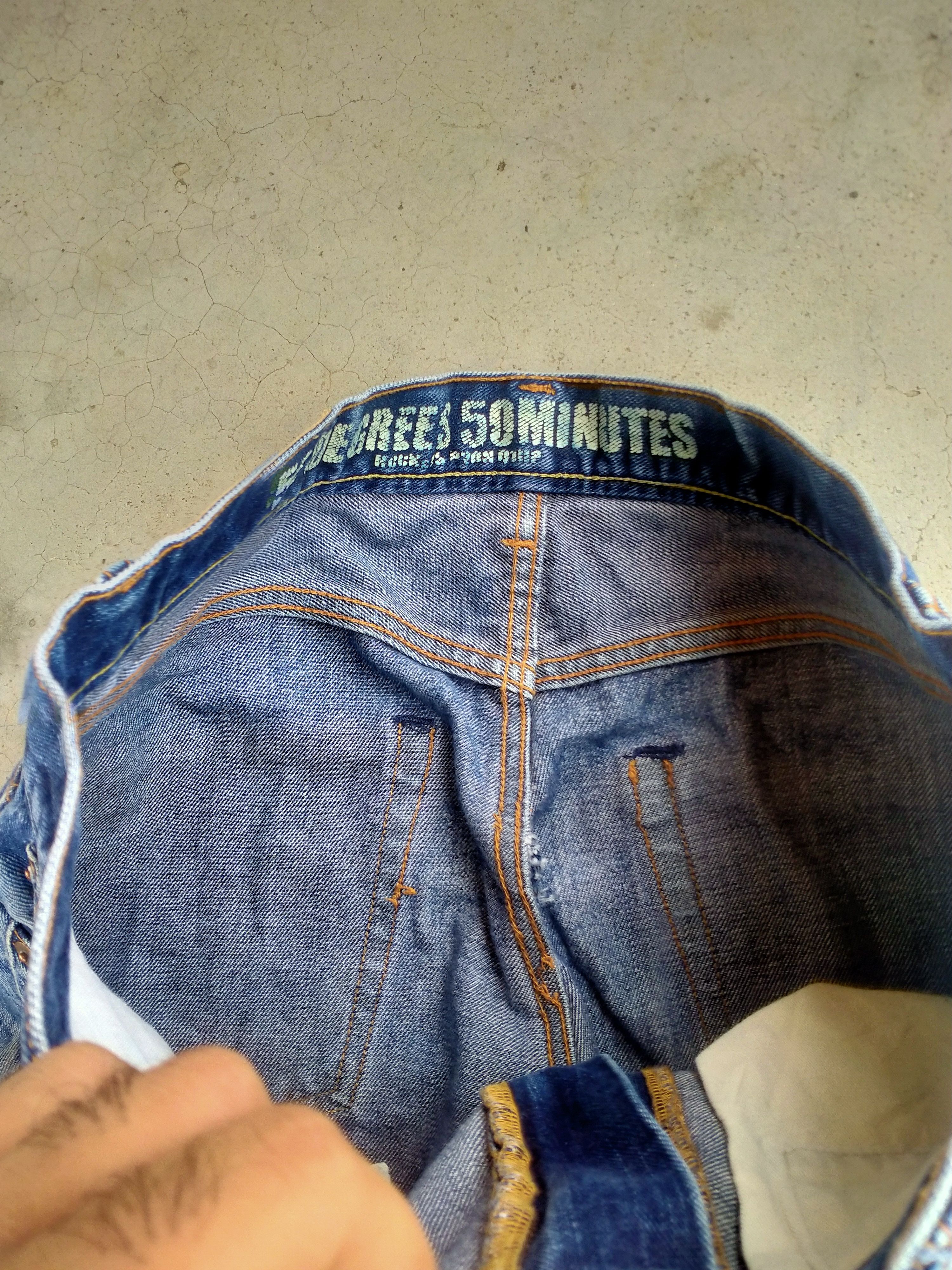 Japanese Brand DISTRESSED ROCKET SADDLES & CO SELVEDGE DENIM Size US 32 / EU 48 - 6 Thumbnail