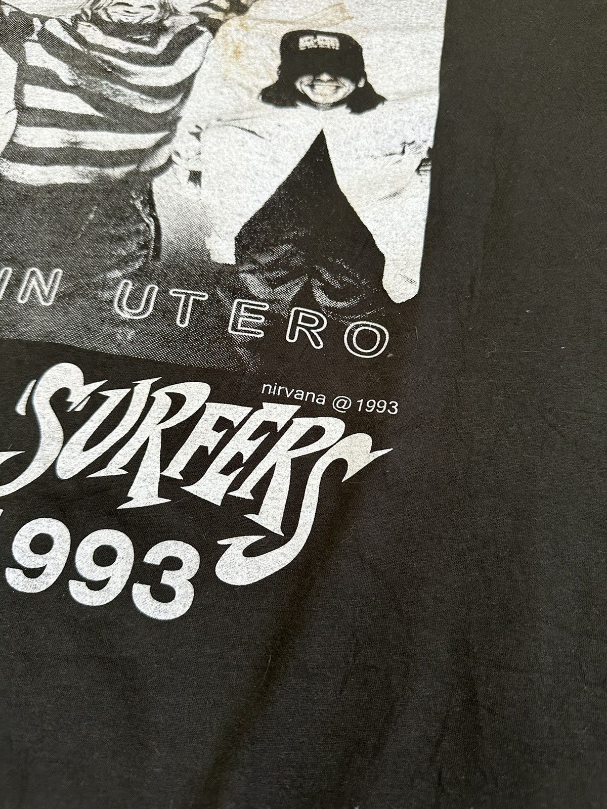 Band Tees × Nirvana Vintage 1993 Nirvana In Utero Promo Tee Size US L / EU 52-54 / 3 - 4 Thumbnail