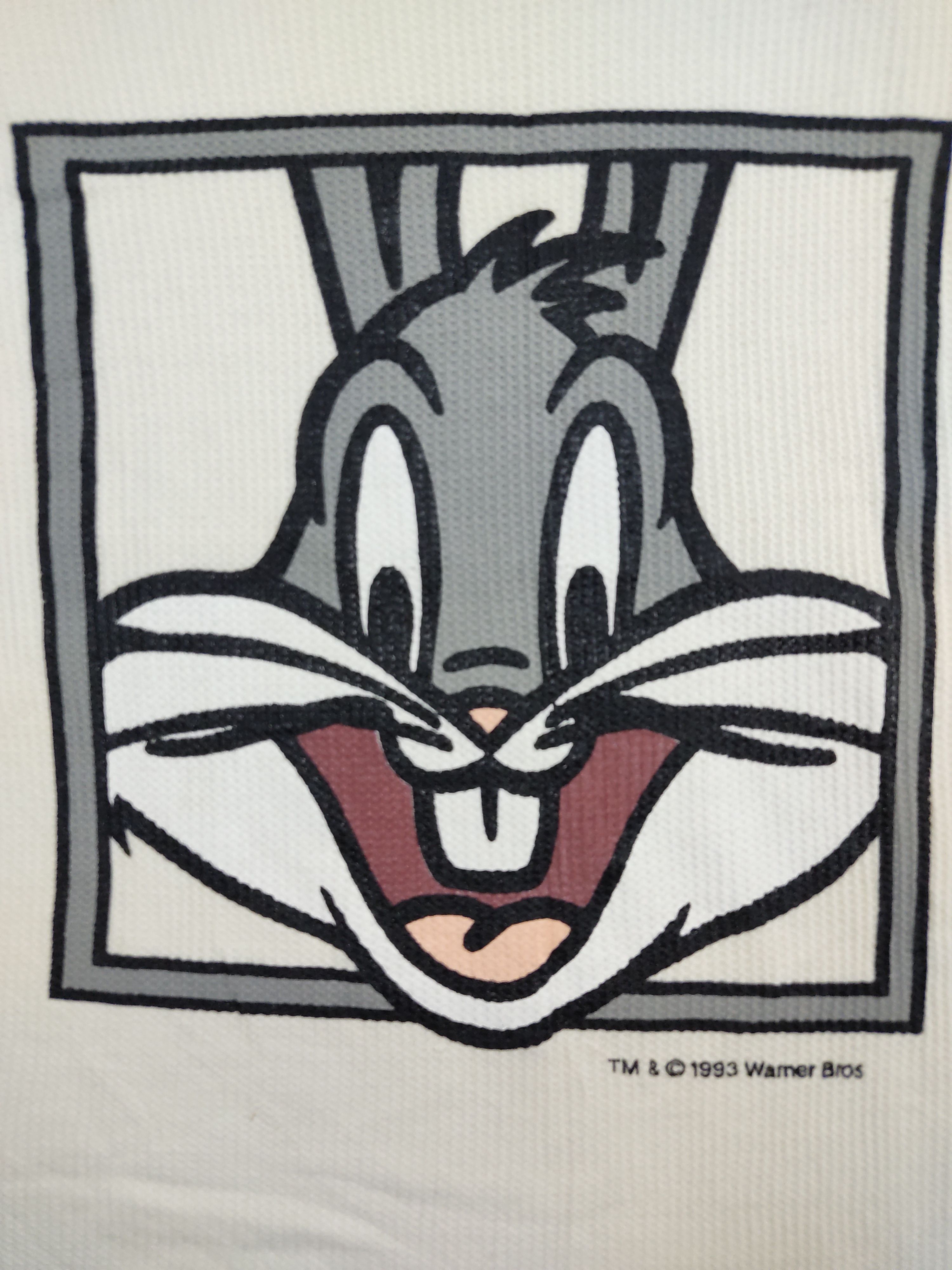 Cartoon Network × Vintage × Warner Bros Vintage 90s 1993 Bugs Bunny Knitwear Sweatshirt Unisex Size US M / EU 48-50 / 2 - 2 Thumbnail