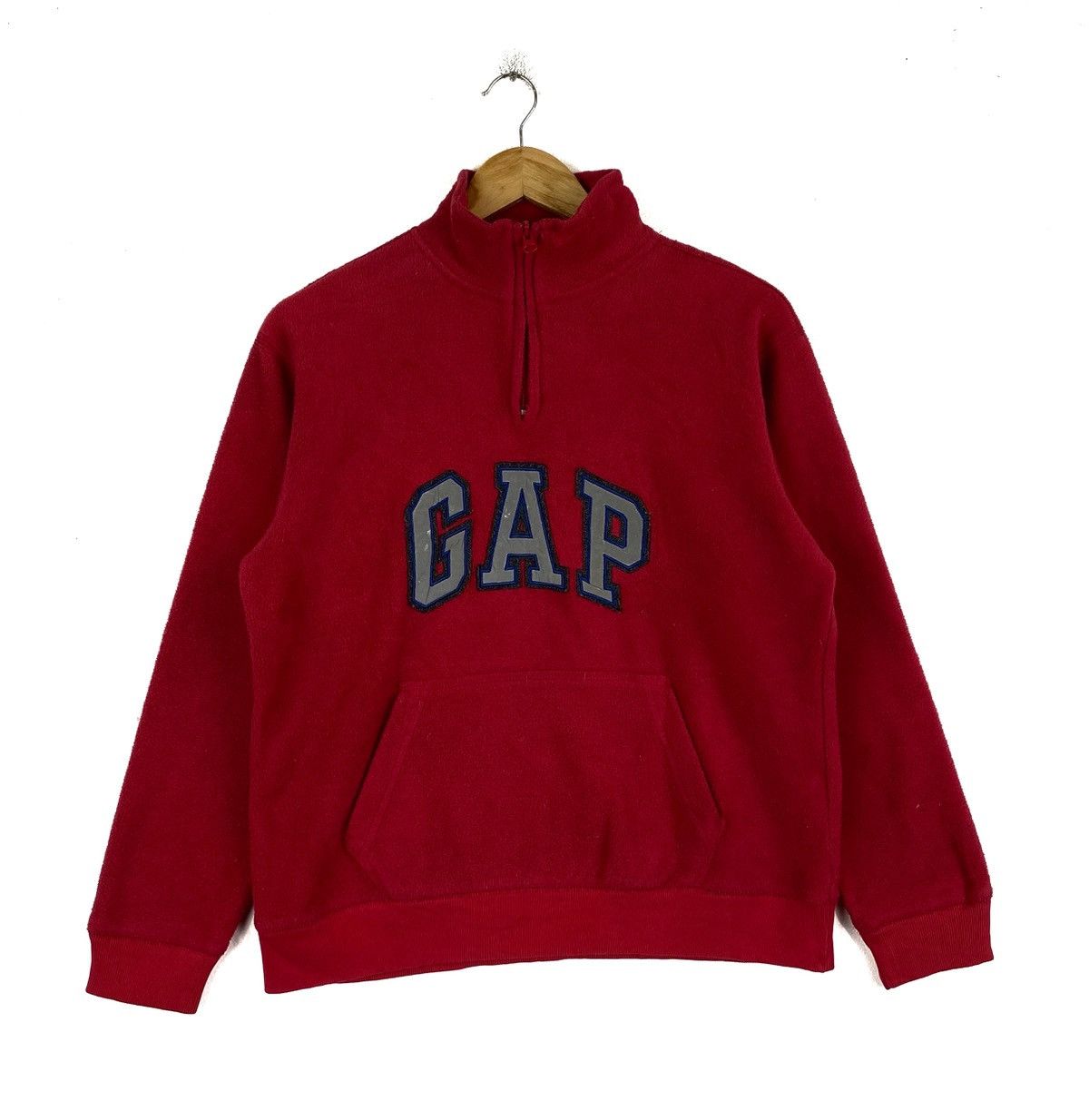 GAP ATHLETICS Big Logo Embroidery Fleece Sweatshirt