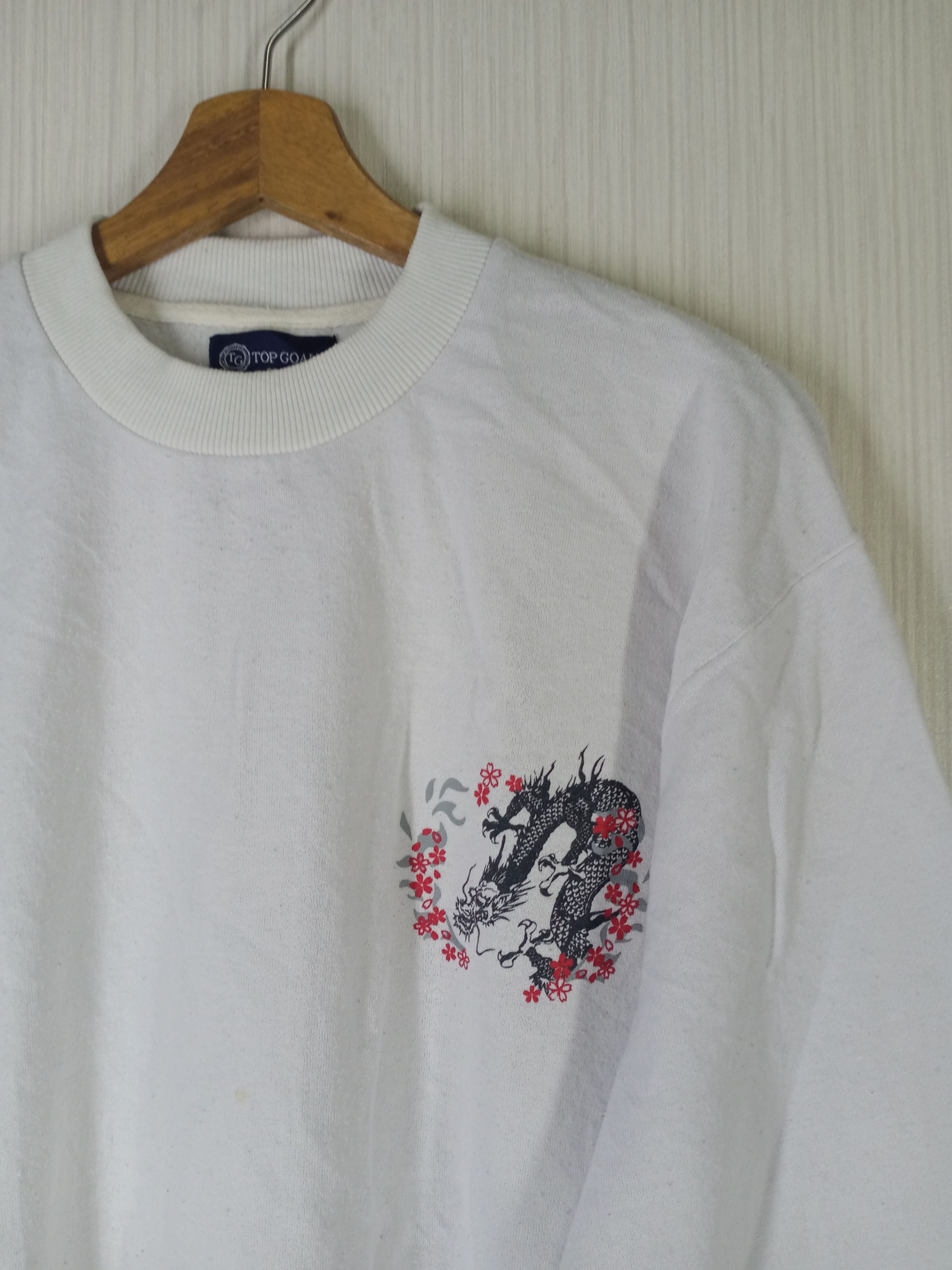 Japanese Brand Vintage Sukajan Dragon Tiger Japanese Sweatshirt Size US L / EU 52-54 / 3 - 5 Thumbnail