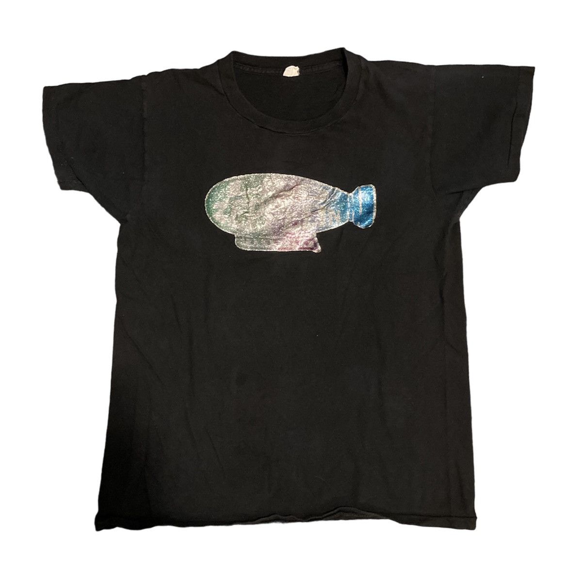 Led Zeppelin Band T-shirt, Band T, Men's M size cotton black type Vintage Second Hand