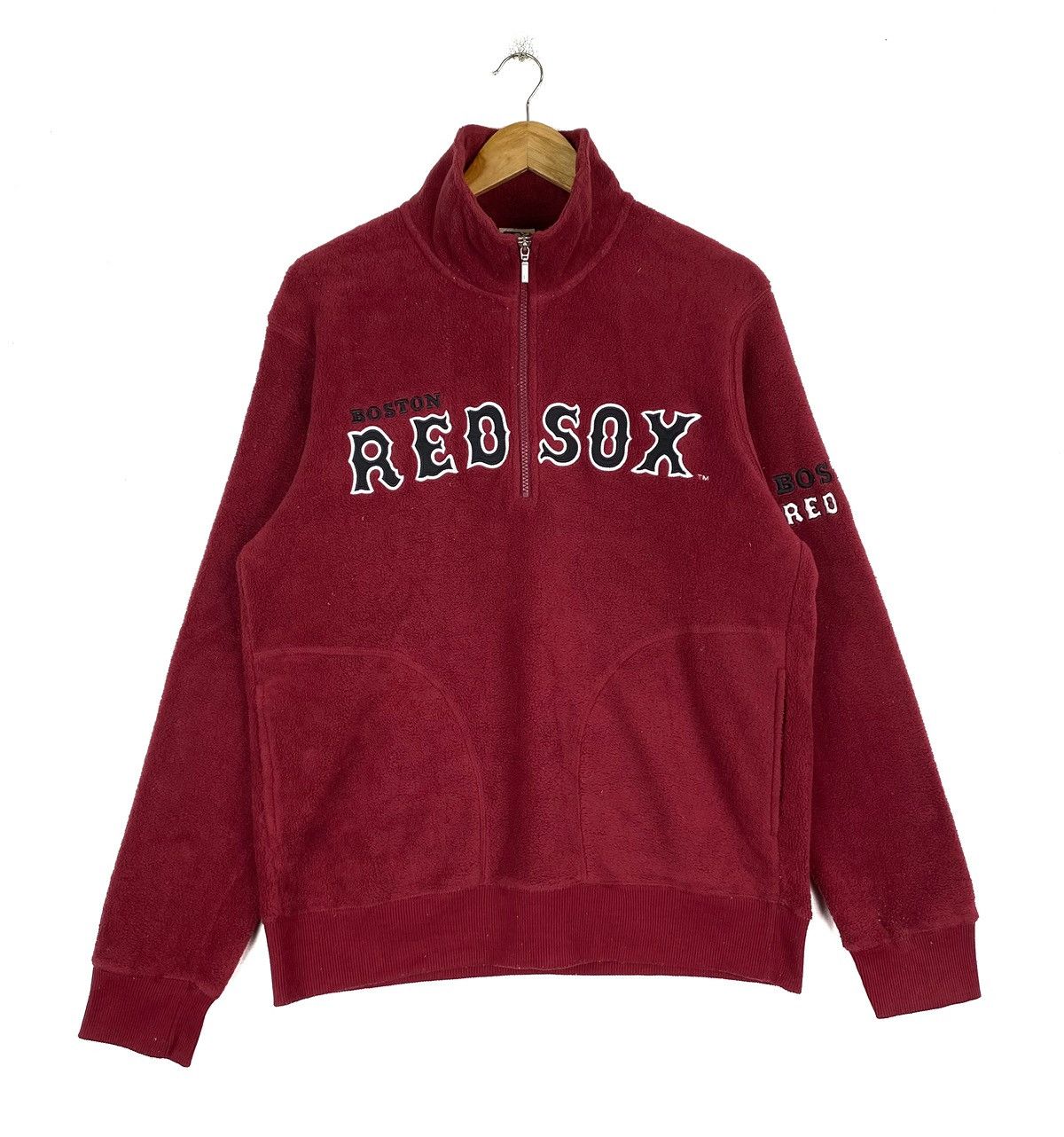 MLB BOSTON RED SOX Baseball Team Mlb Big Logo Fleece Sweatshirt Size US M / EU 48-50 / 2 - 1 Thumbnail
