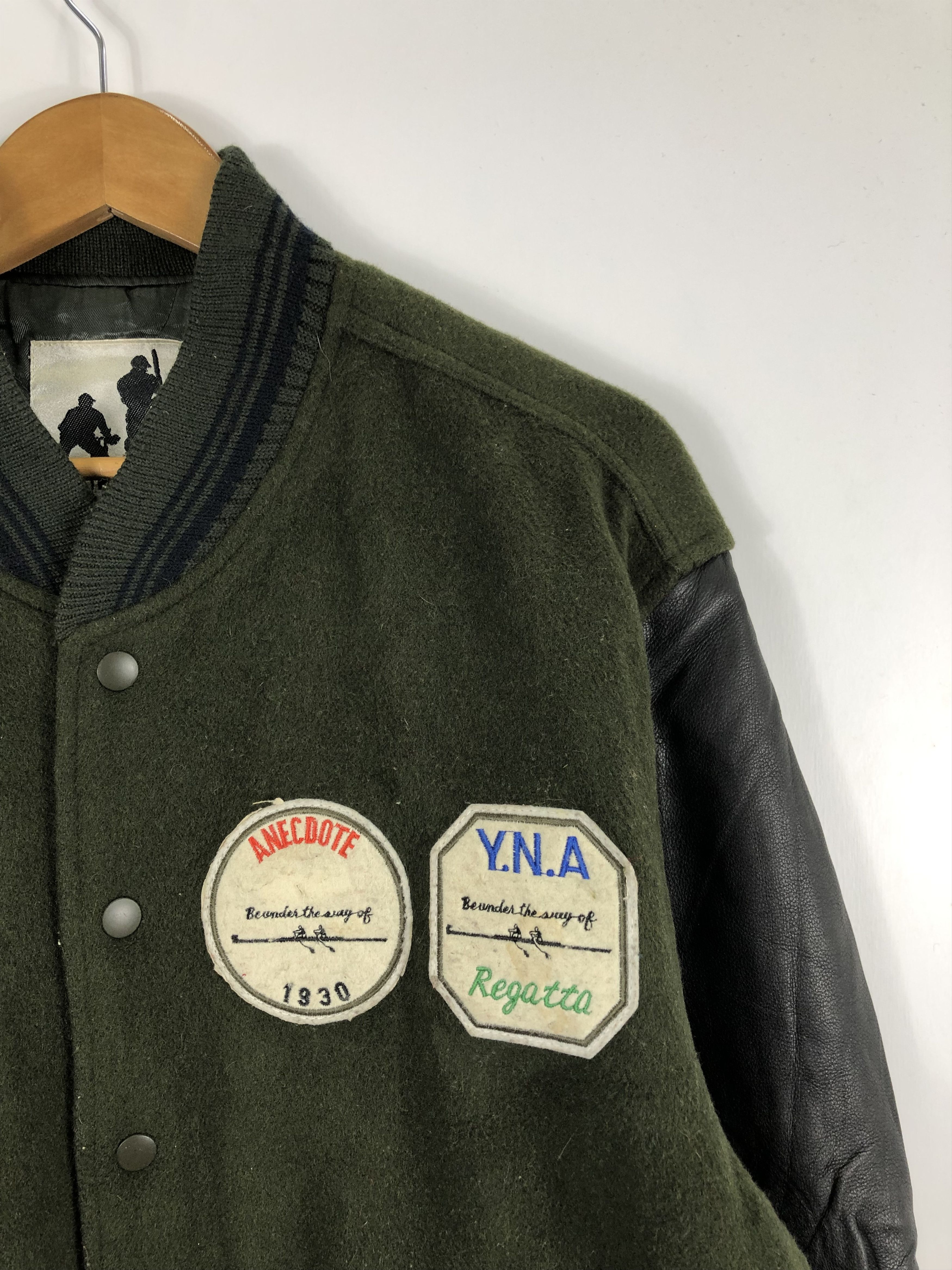 Vintage Vintage 80s Regatta Military Varsity Leather Sleeve V0250 Size US L / EU 52-54 / 3 - 5 Thumbnail