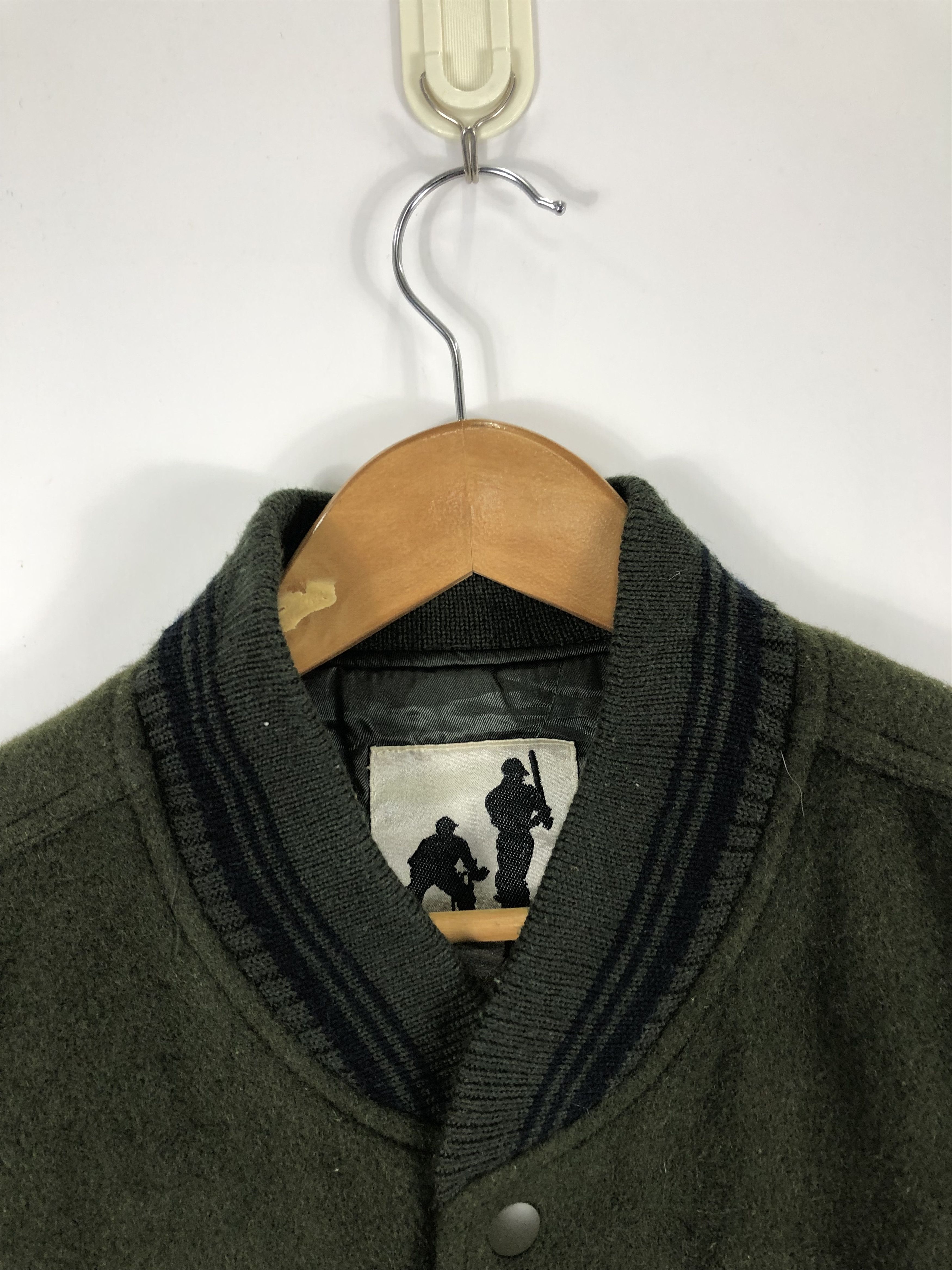 Vintage Vintage 80s Regatta Military Varsity Leather Sleeve V0250 Size US L / EU 52-54 / 3 - 6 Thumbnail