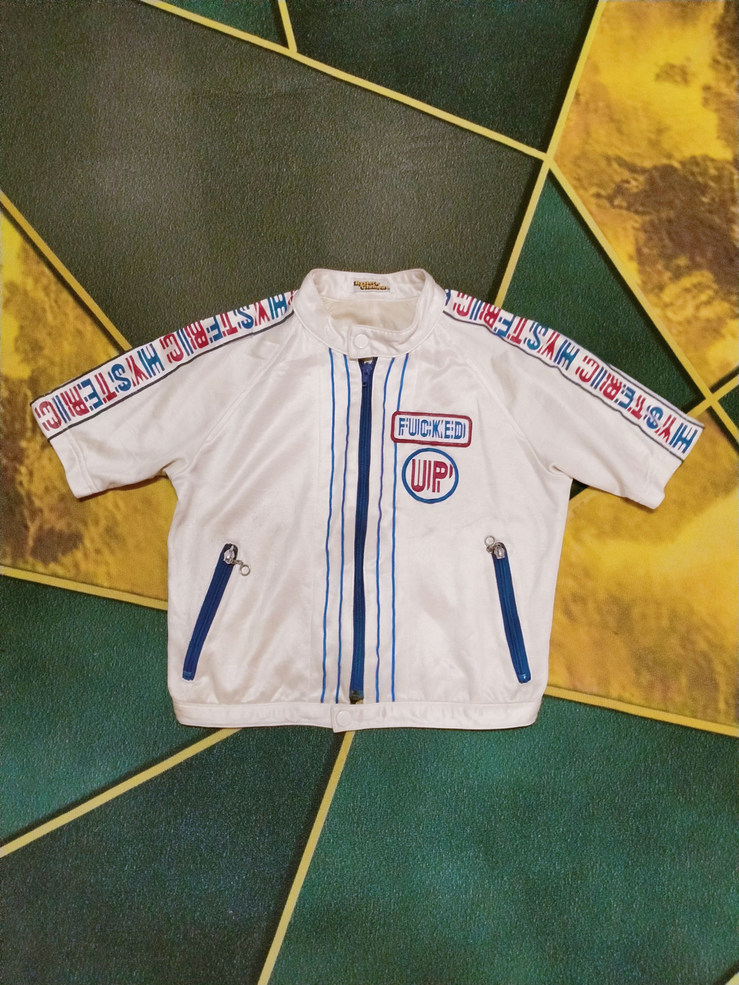 HYSTERIC GLAMOUR FUCKED UP SWEATER JACKET