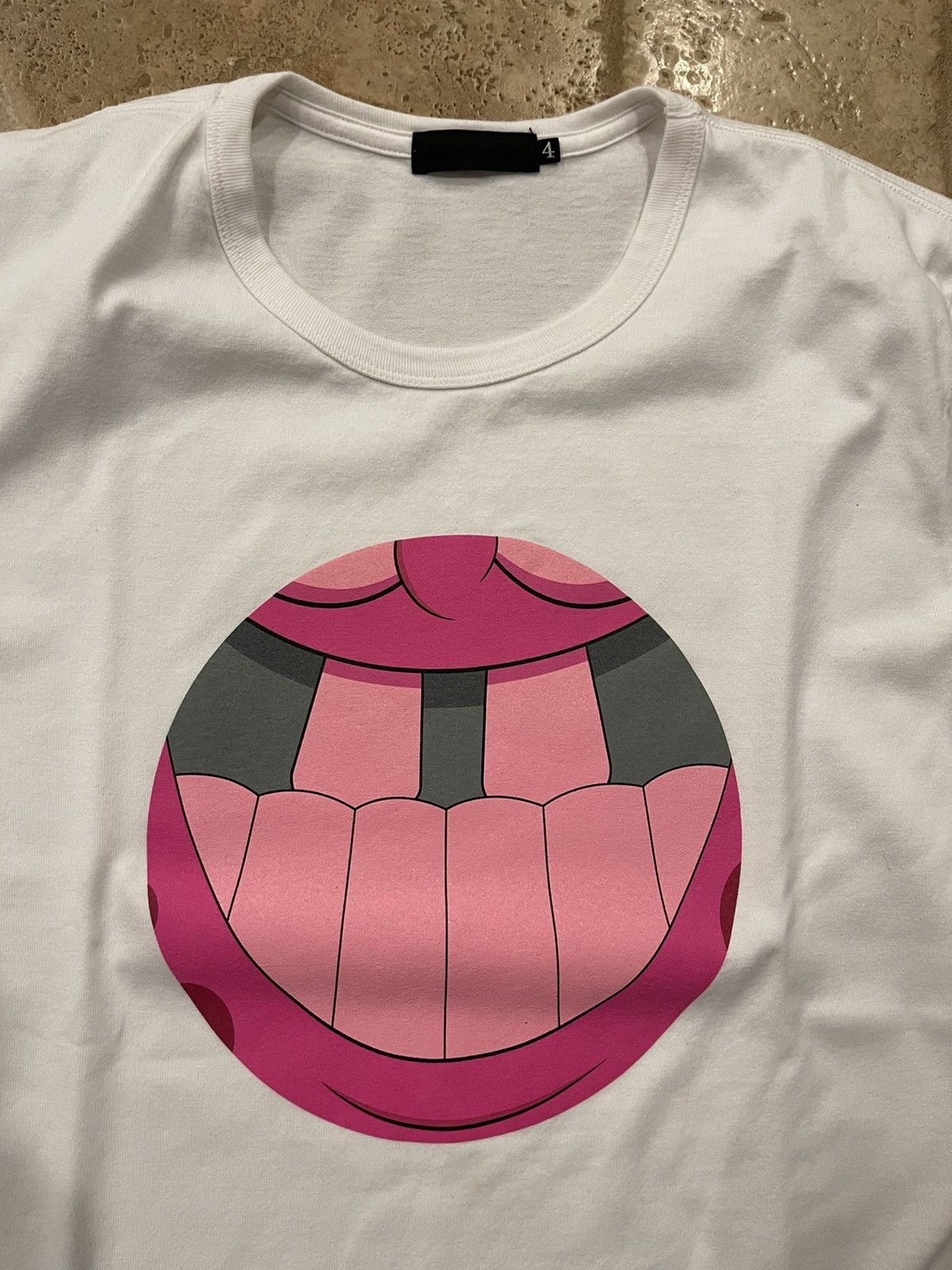 Original Fake Original Fake Pink Tee Face White Short Sleeve Tee Size US L / EU 52-54 / 3 - 5 Thumbnail