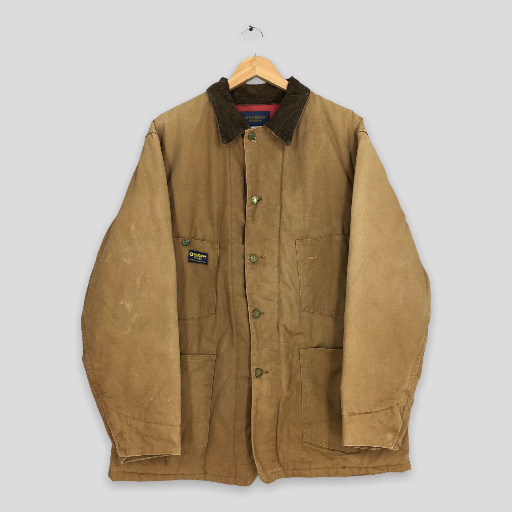 Vintage Vintage 1980s OshKosh Denim Workers Chore Duck Jacket XL | Grailed