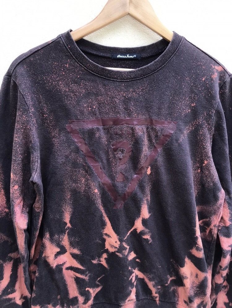 Guess Thrashed Guess Big Logo Dyed Bleach Sweatshirt Size US M / EU 48-50 / 2 - 3 Thumbnail