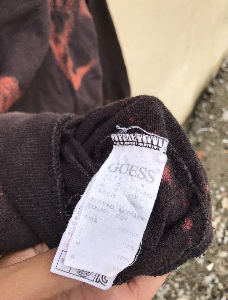 Guess Thrashed Guess Big Logo Dyed Bleach Sweatshirt Size US M / EU 48-50 / 2 - 5 Thumbnail