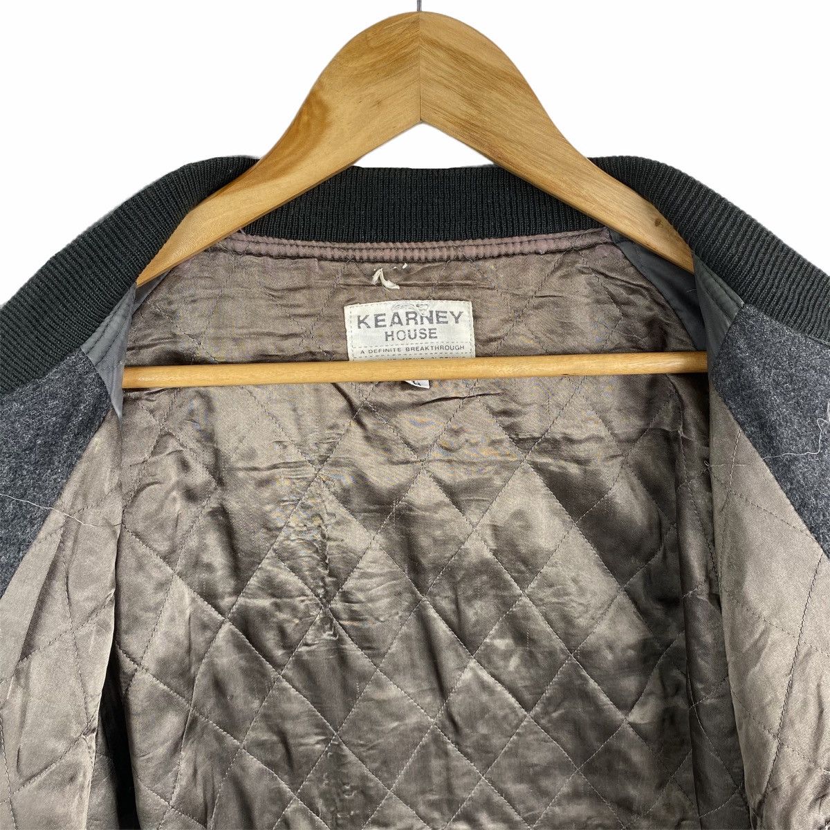 Vintage Vintage KEARNEY HOUSE American Wool Varsity Jacket Size US L / EU 52-54 / 3 - 6 Thumbnail