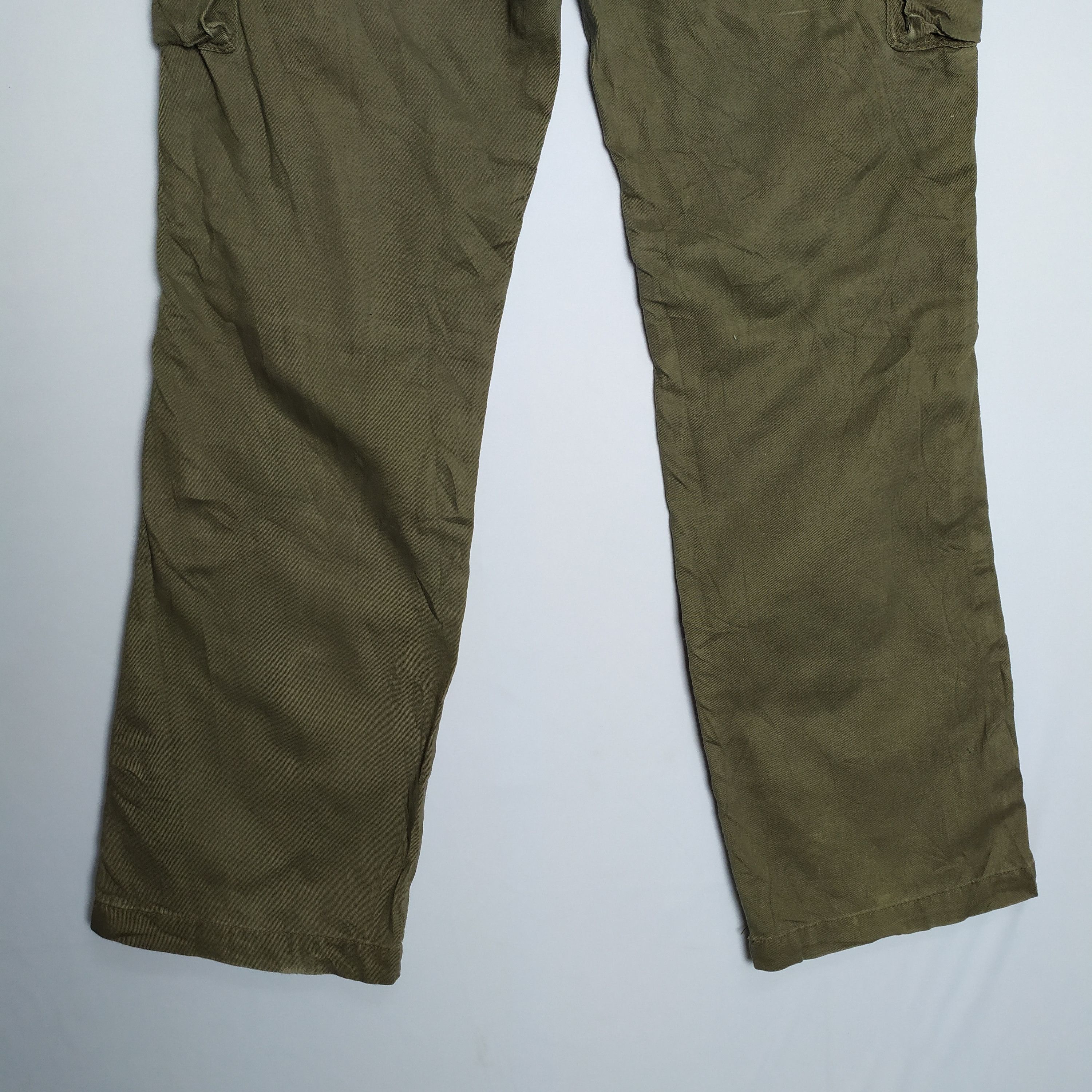 Japanese Brand VINTAGE AZUL BUTTONFLY FADED BROWN CARGO PANTS Size US 30 / EU 46 - 16 Thumbnail